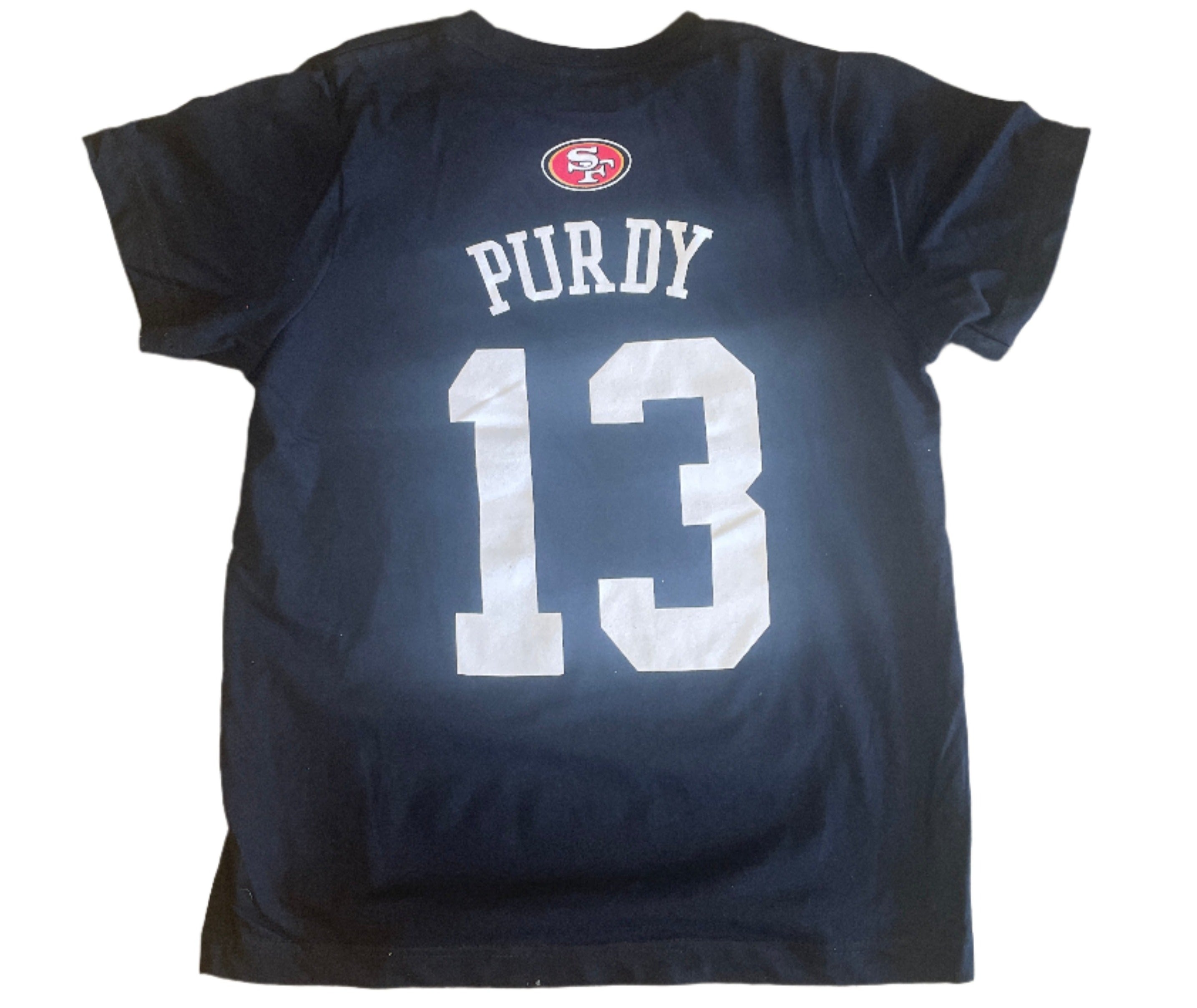 Youth Brock Purdy  San Francisco 49ers Name and Number T-shirt