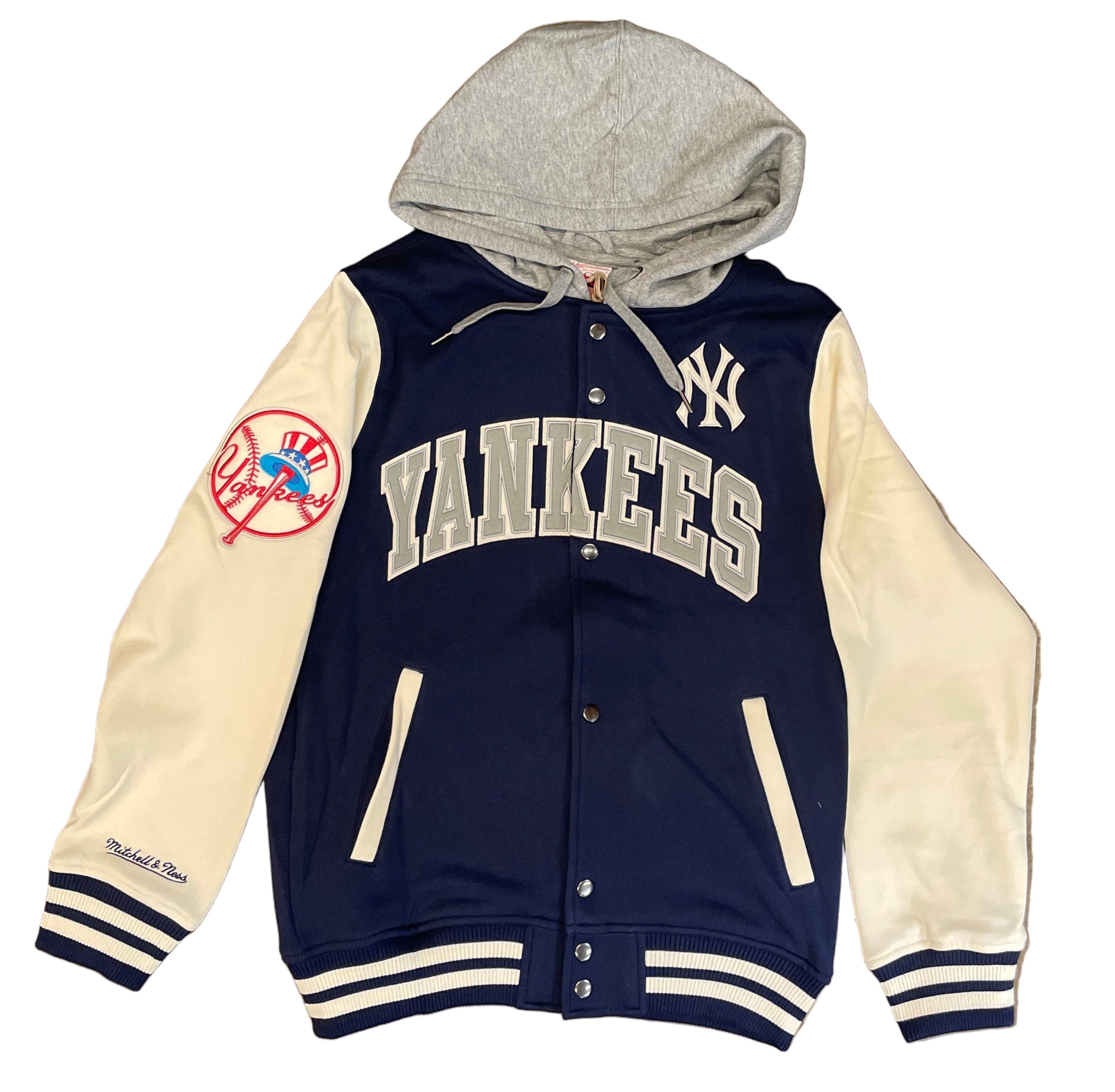 Mitchell & Ness  New York Yankees Courtside Fleece Full-Snap Jacket