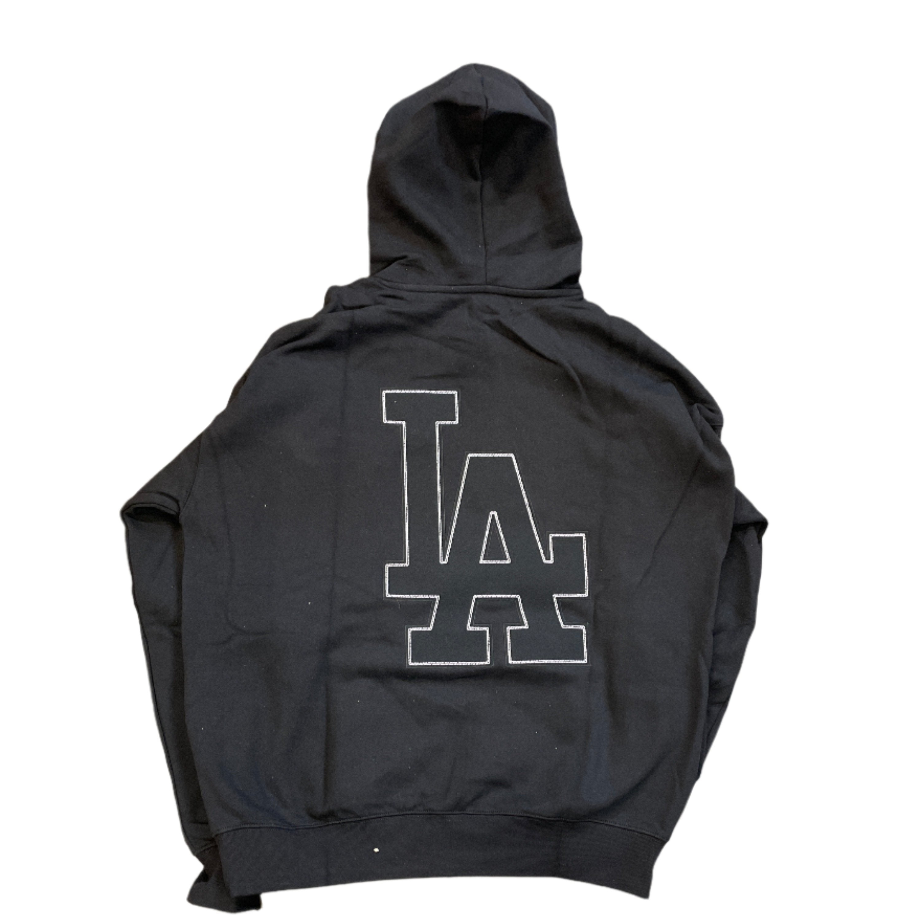 Pro Standard Men's Los Angeles Dodgers Paint The City Hoodie-Black