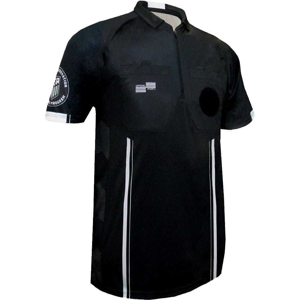 Official Sports Men's USSF Pro Referee Jersey S/S-Black