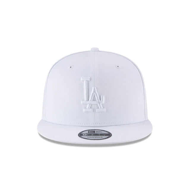 New Era Los Angeles Dodgers White On White 9FIFTY Snapback Hat