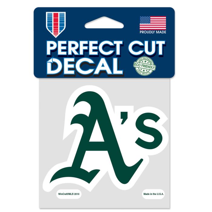 Athletics Perfect Cut Color Decal 4" x 4"