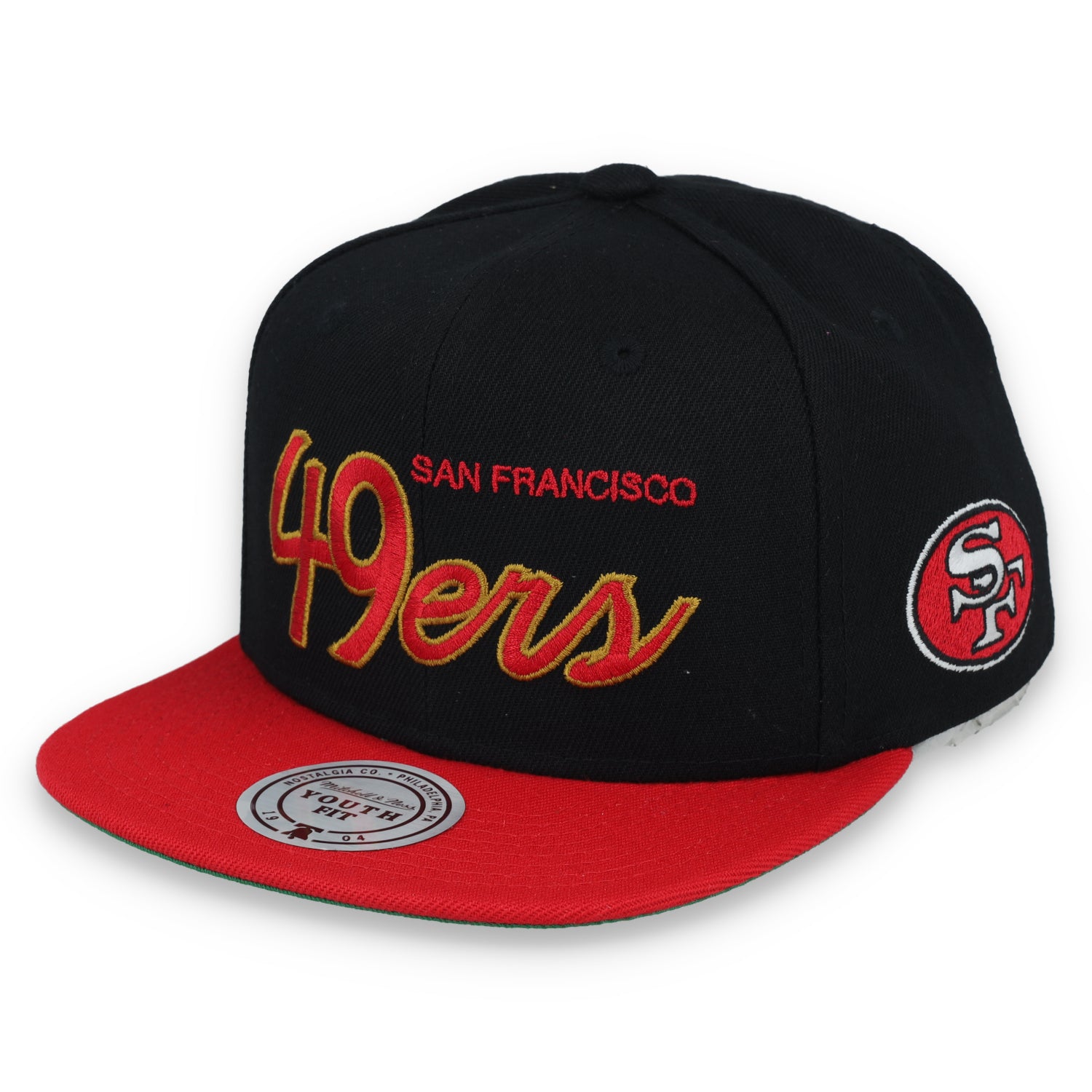 Mitchell & Ness Youth San Francisco 49ers Script Snapback Hat