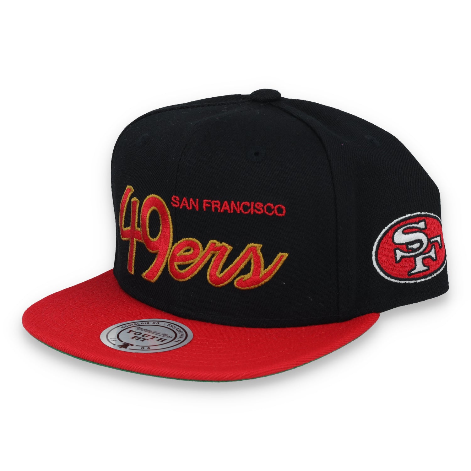 Mitchell & Ness Youth San Francisco 49ers Script Snapback Hat