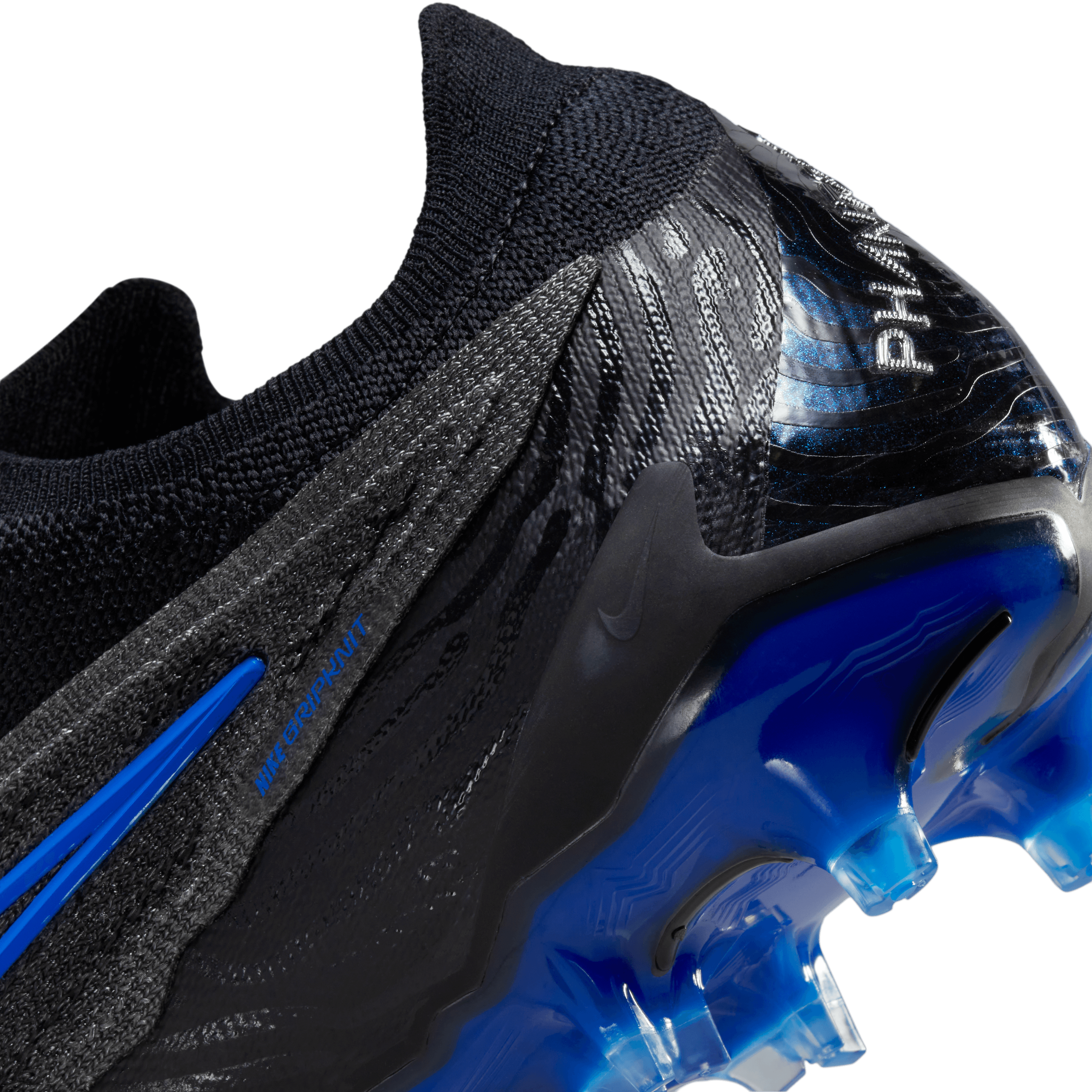 Nike Gripknit Phantom GX Elite FG-Black/Chrome-Hyper Royal
