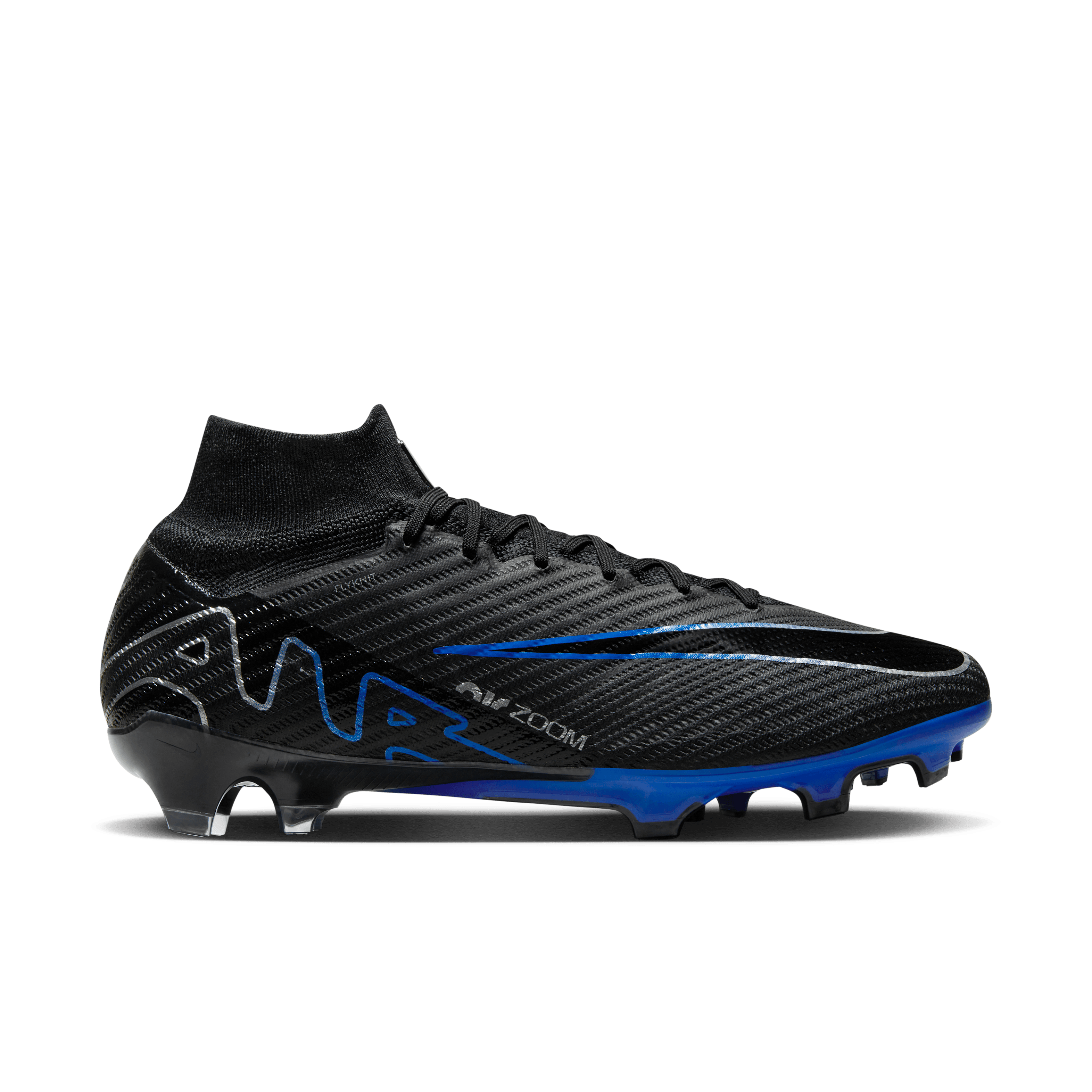 Nike Zoom Mercurial Superfly 9 Elite FG-Black/Blue