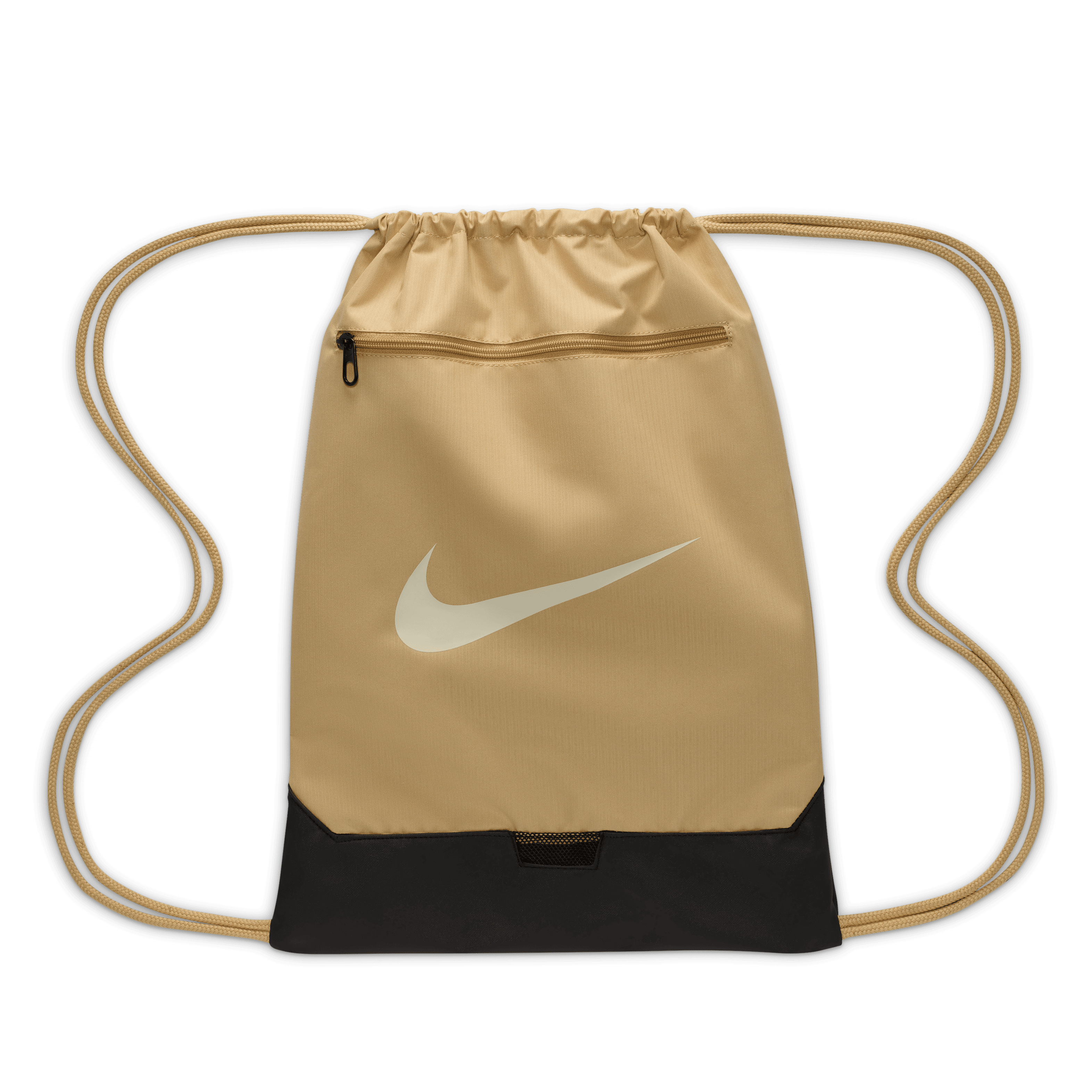 Nike Brasilia 9.5 Training Gym Sack (18L)-Sesame/Black