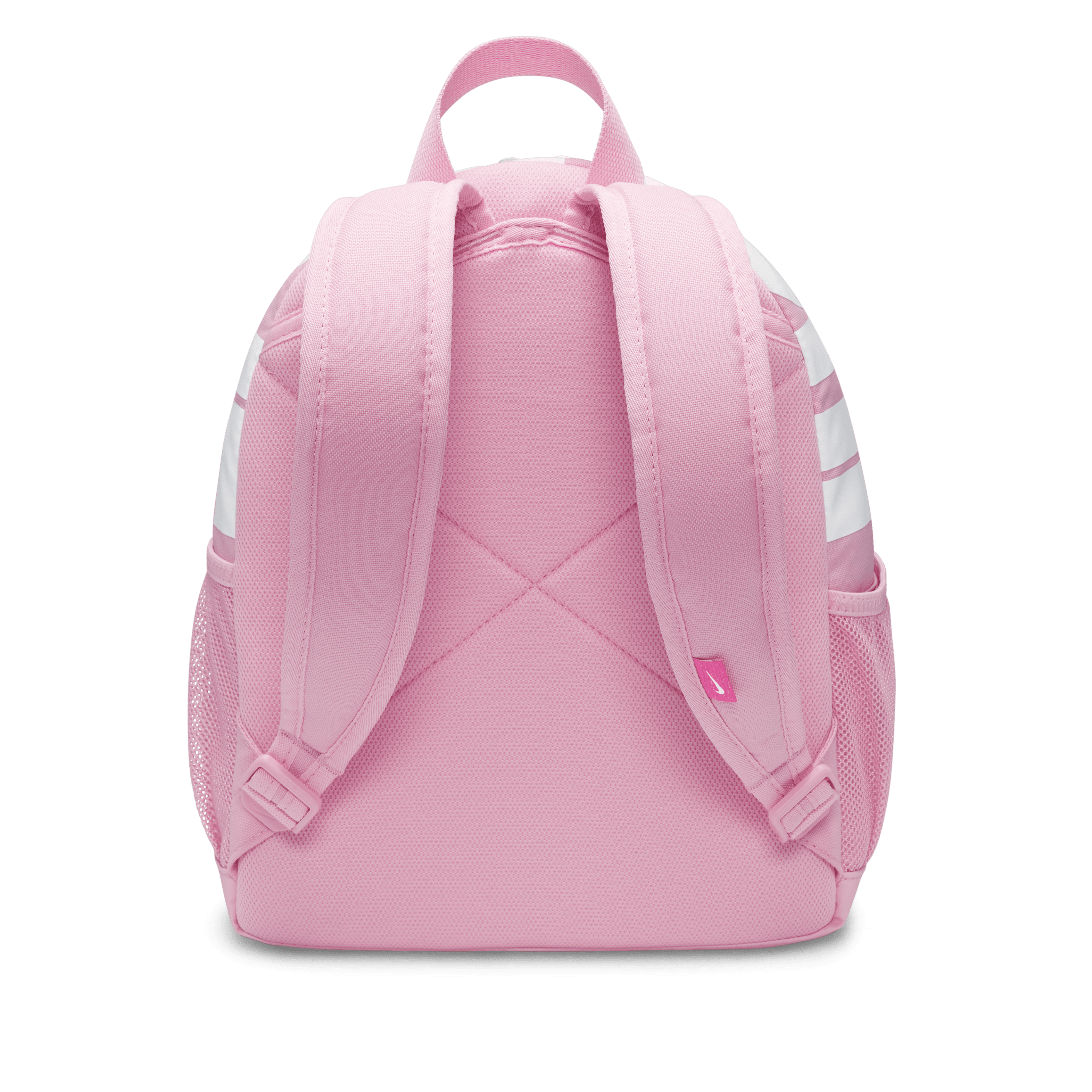 Nike Kids Brasilia JDI Mini Backpack-Pink Rise/White/Laser Fuchsia