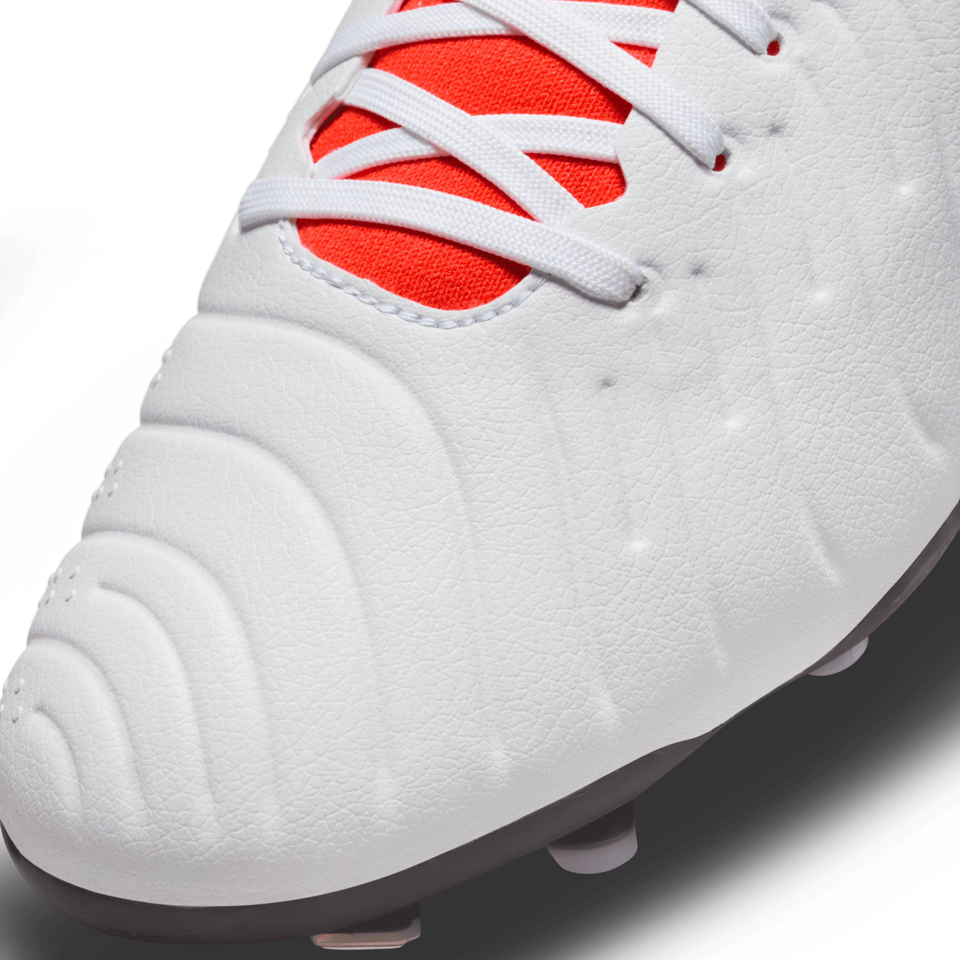 Nike Tiempo Legend 10 Pro FG-White/BK-Crimson