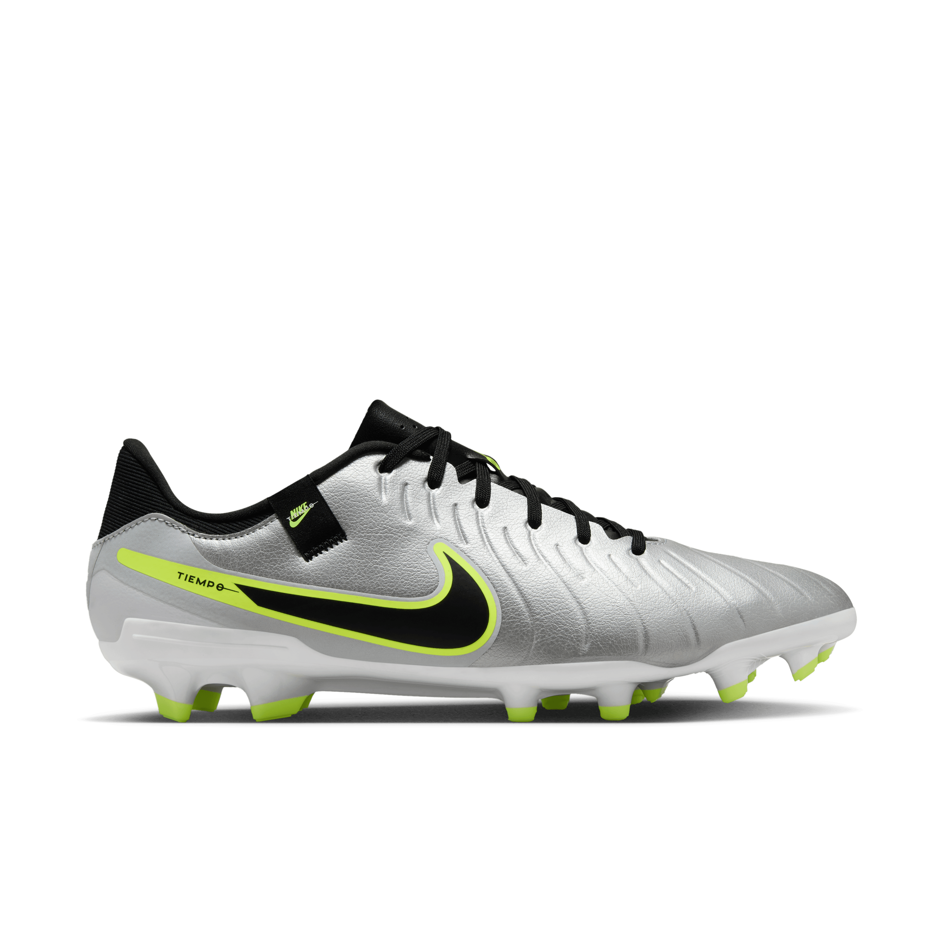 Nike Tiempo Legend 10 Academy FG -Metallic Silver/Black