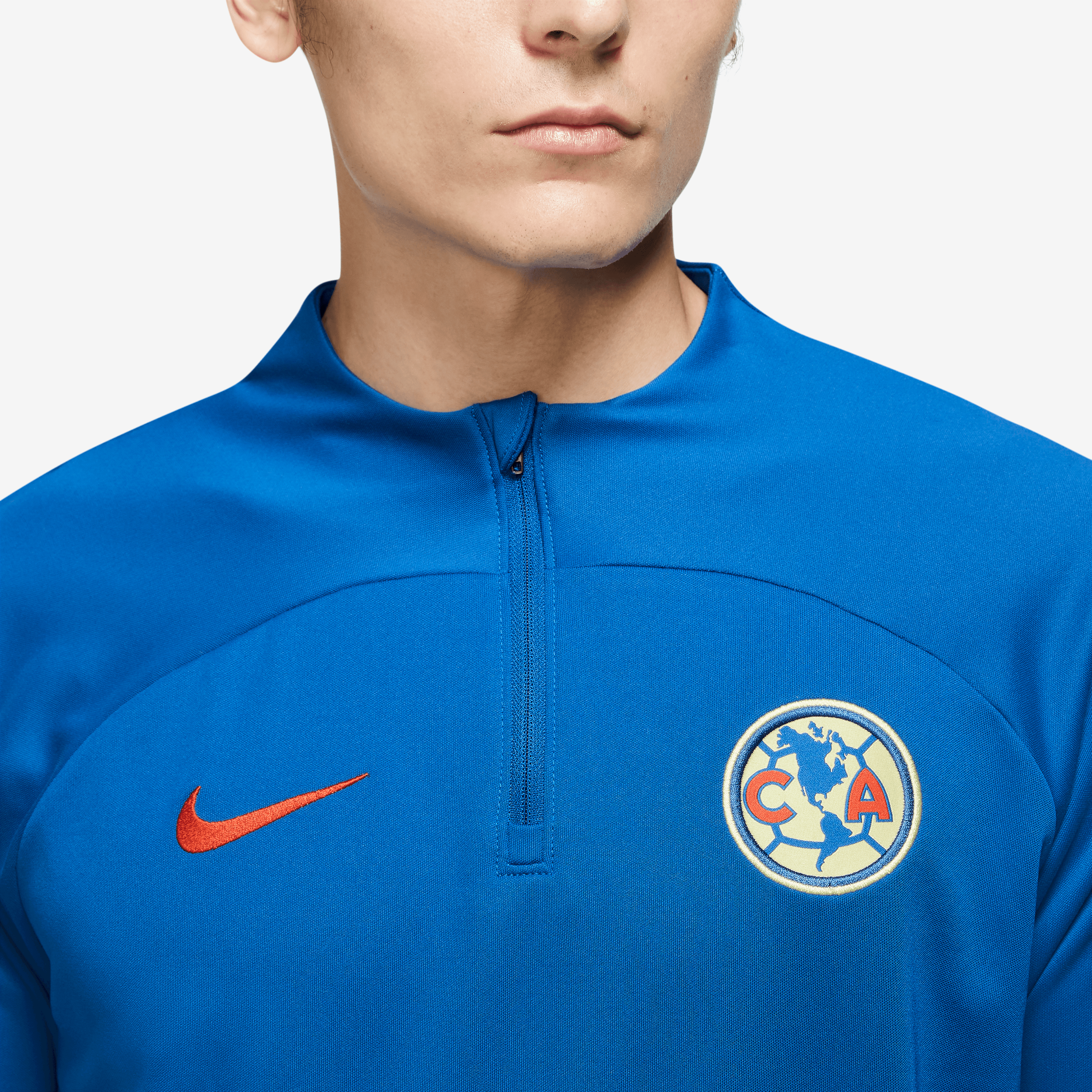 Nike Men's Club América Academy Pro Dri-FIT Soccer Top-Blue