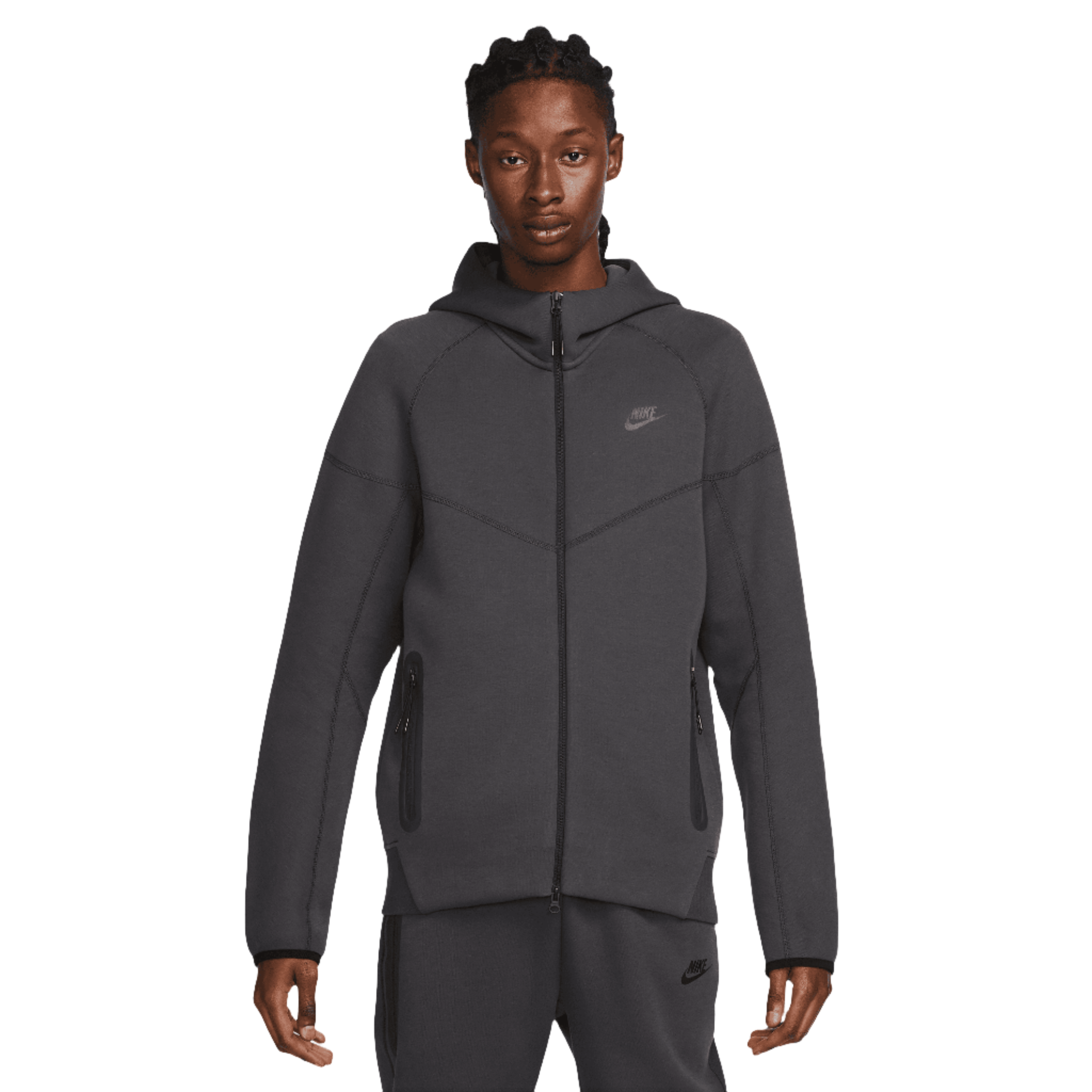 Nike Sportswear Tech Fleece Windrunner Men's Full-Zip Hoodie-Black