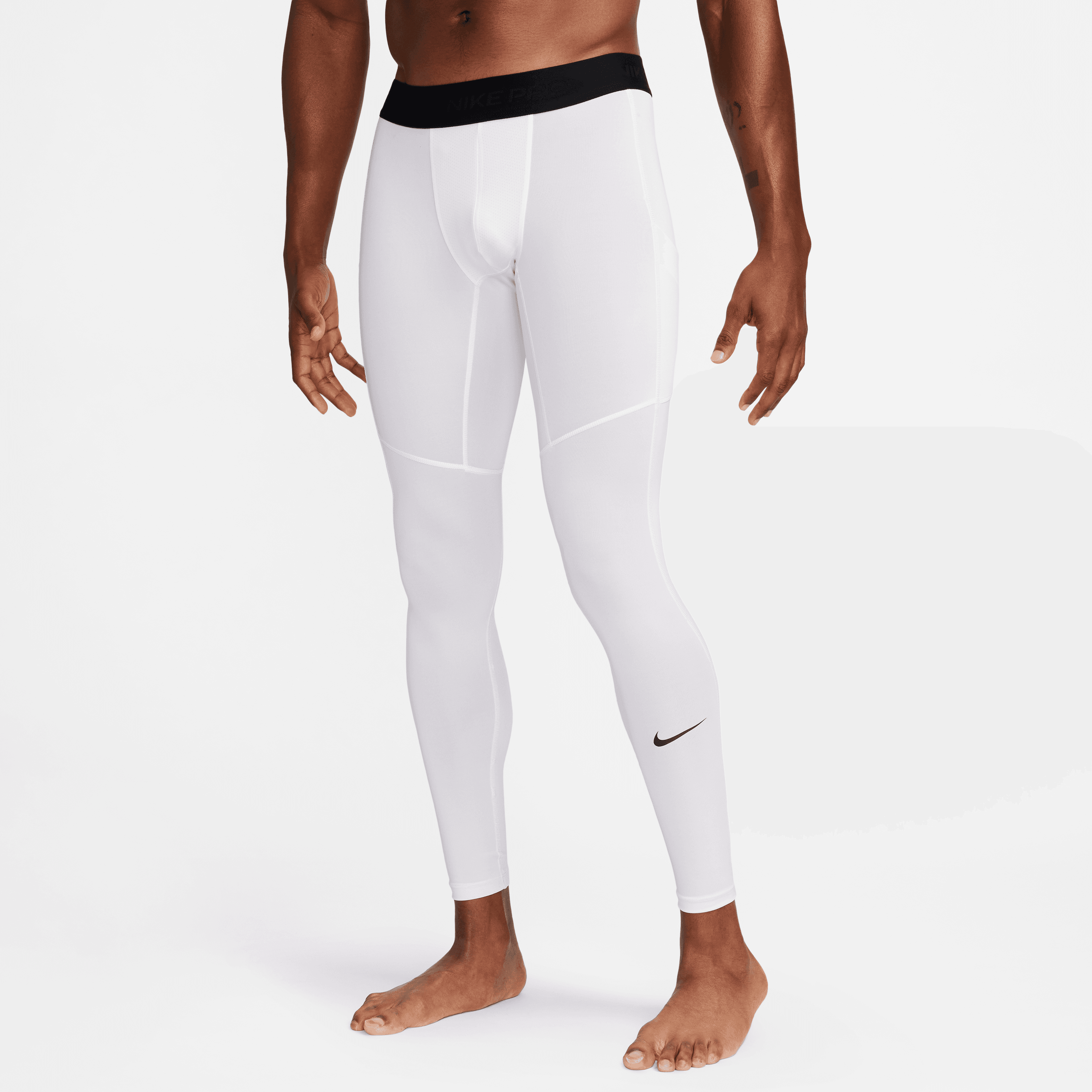 Nike Pro Men's Dri-FIT Fitness Tights - White