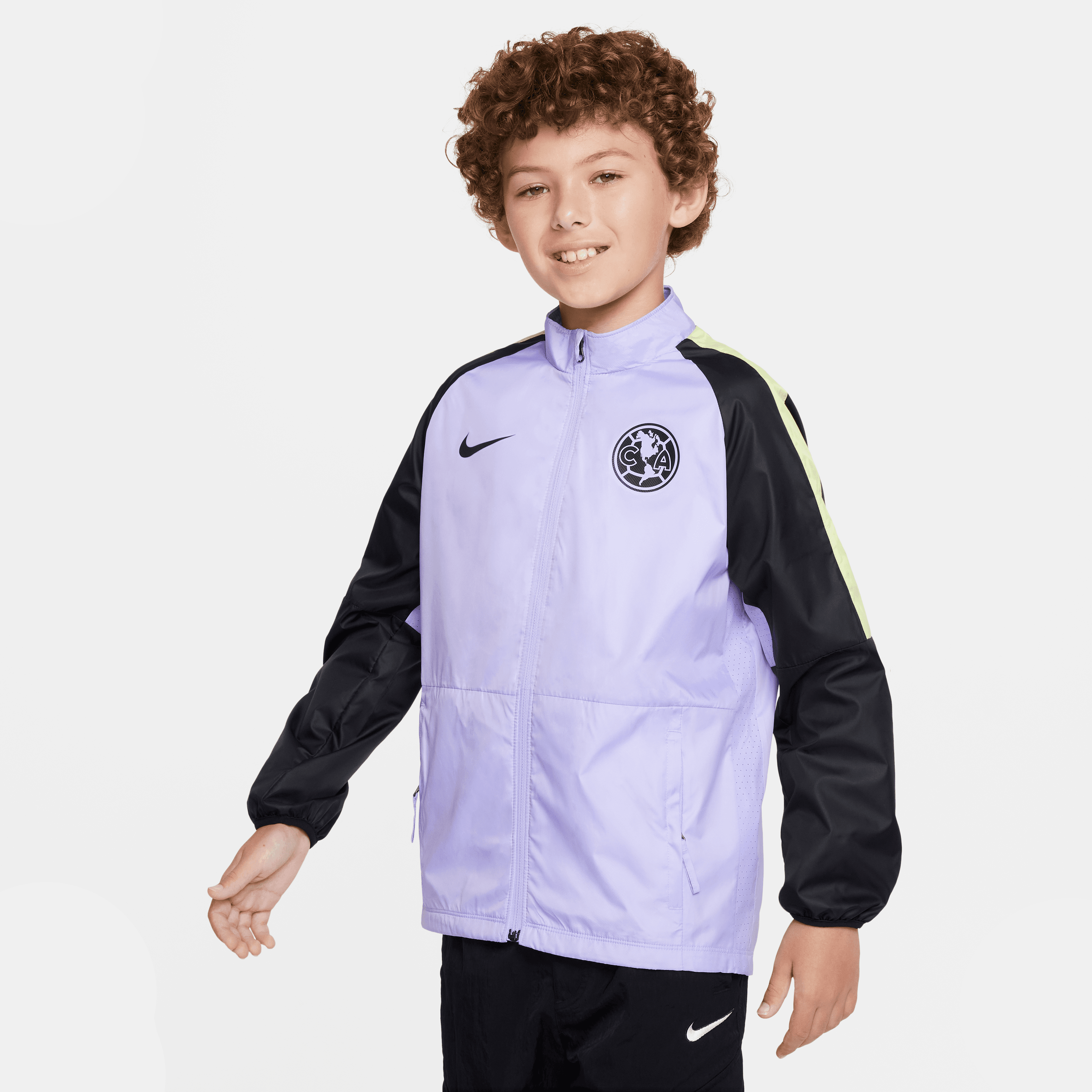 Nike Youth Club América Repel Academy AWF Third Soccer Full-Zip Jacket