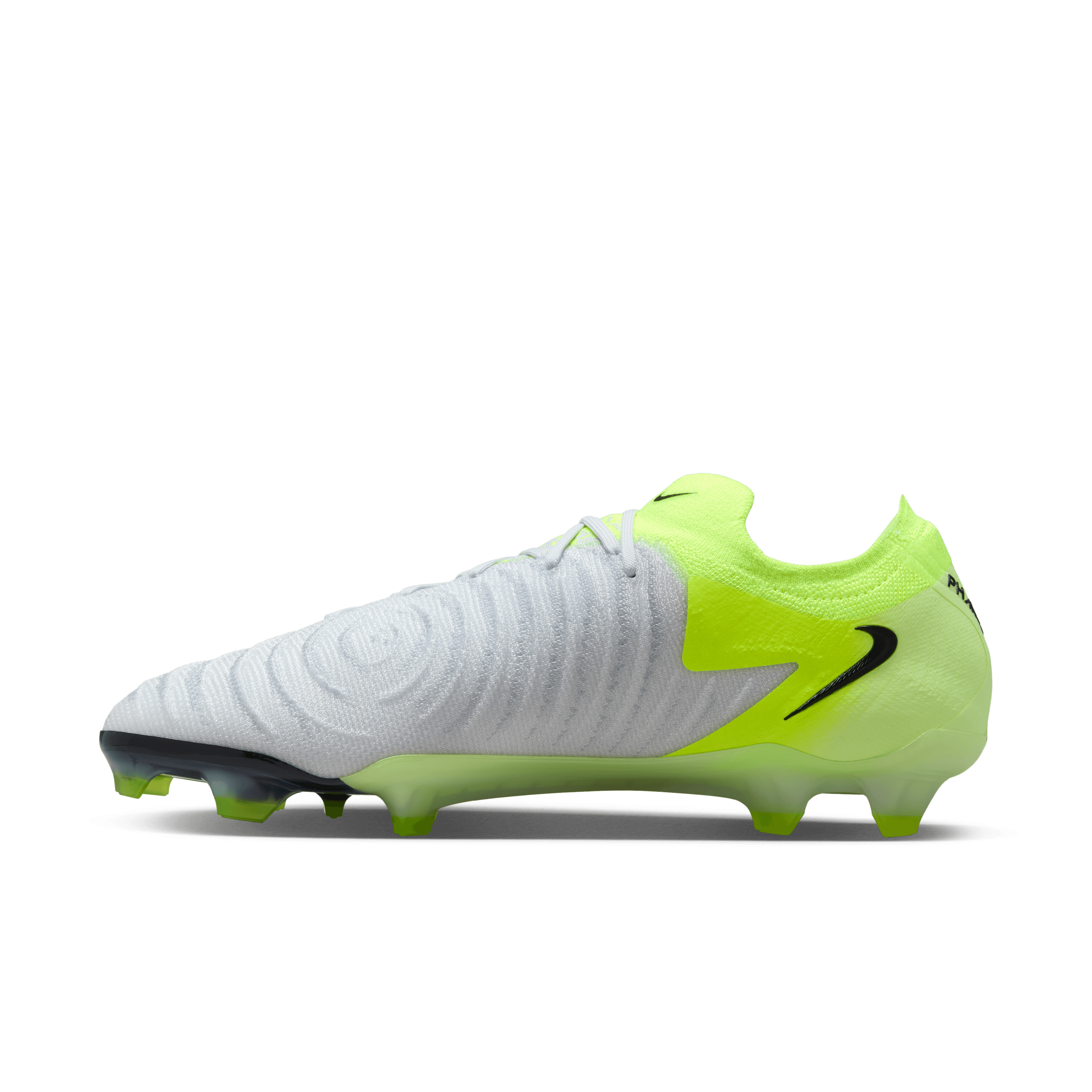 Nike Phantom GX 2 Elite FG-Metallic Silver/Black/Volt