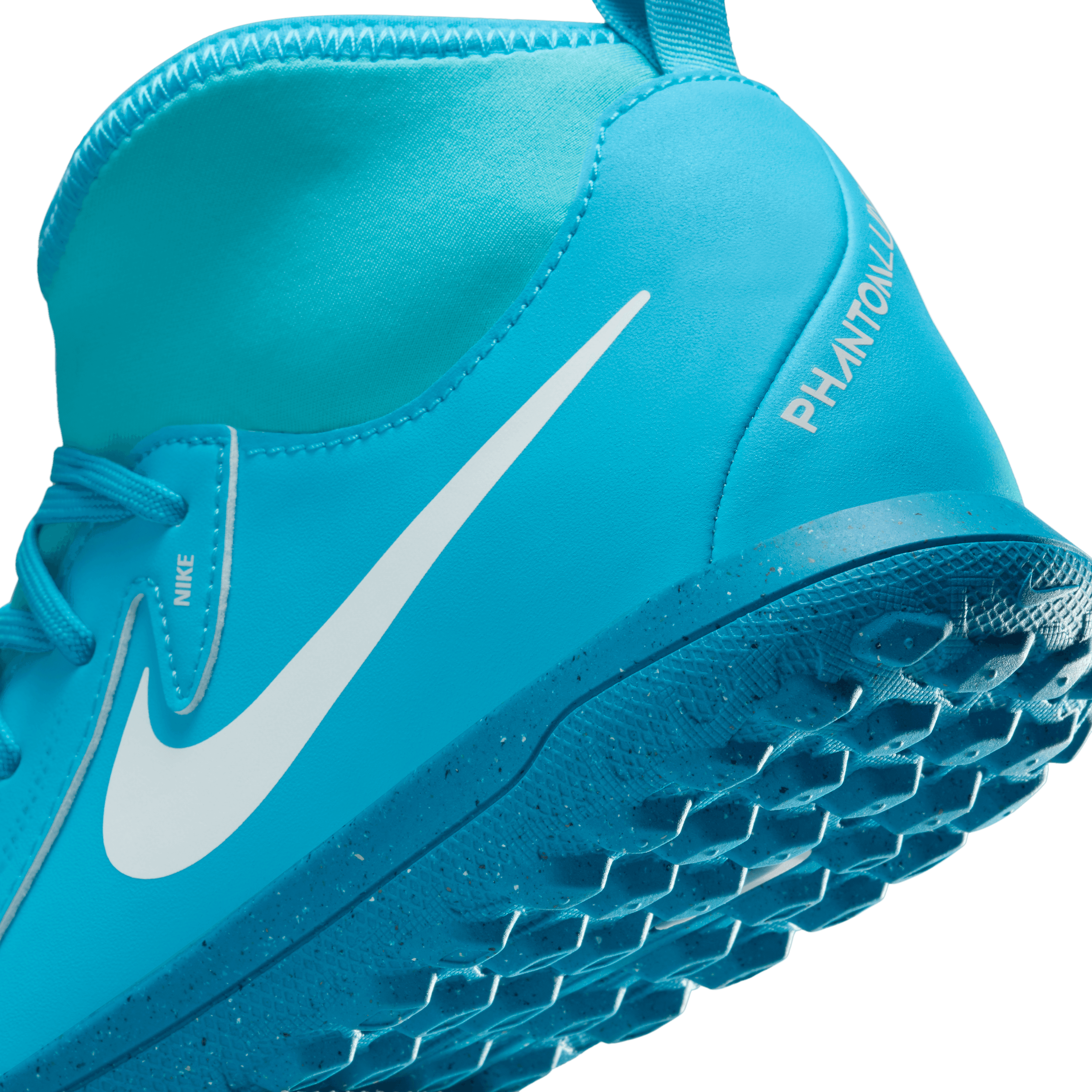 Nike Jr. Phantom Luna 2 Club TF - High-BLUE FURY/WHITE