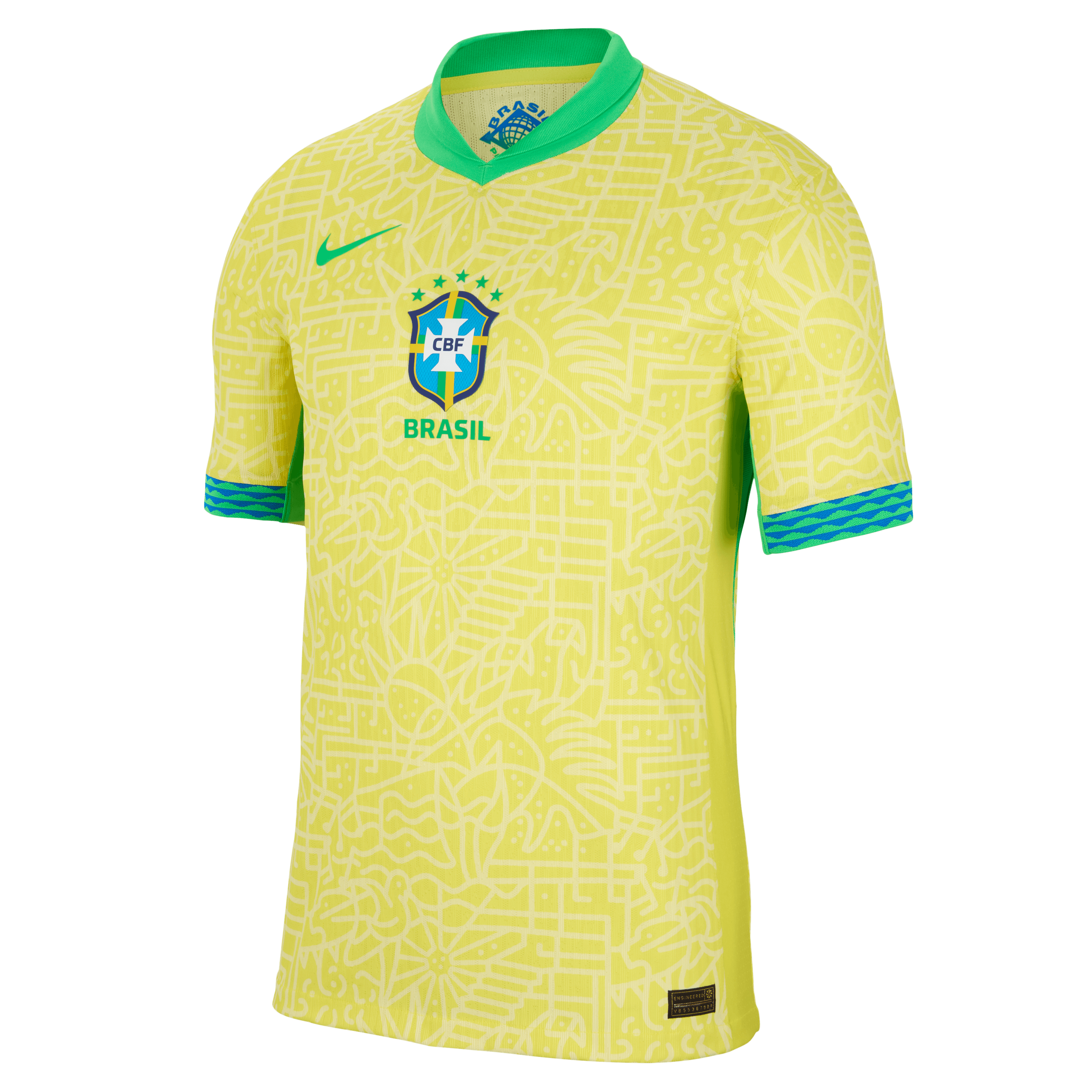 Nike Men's Brazil Match Home Dri-FIT ADV Soccer Authentic Jersey 2024
