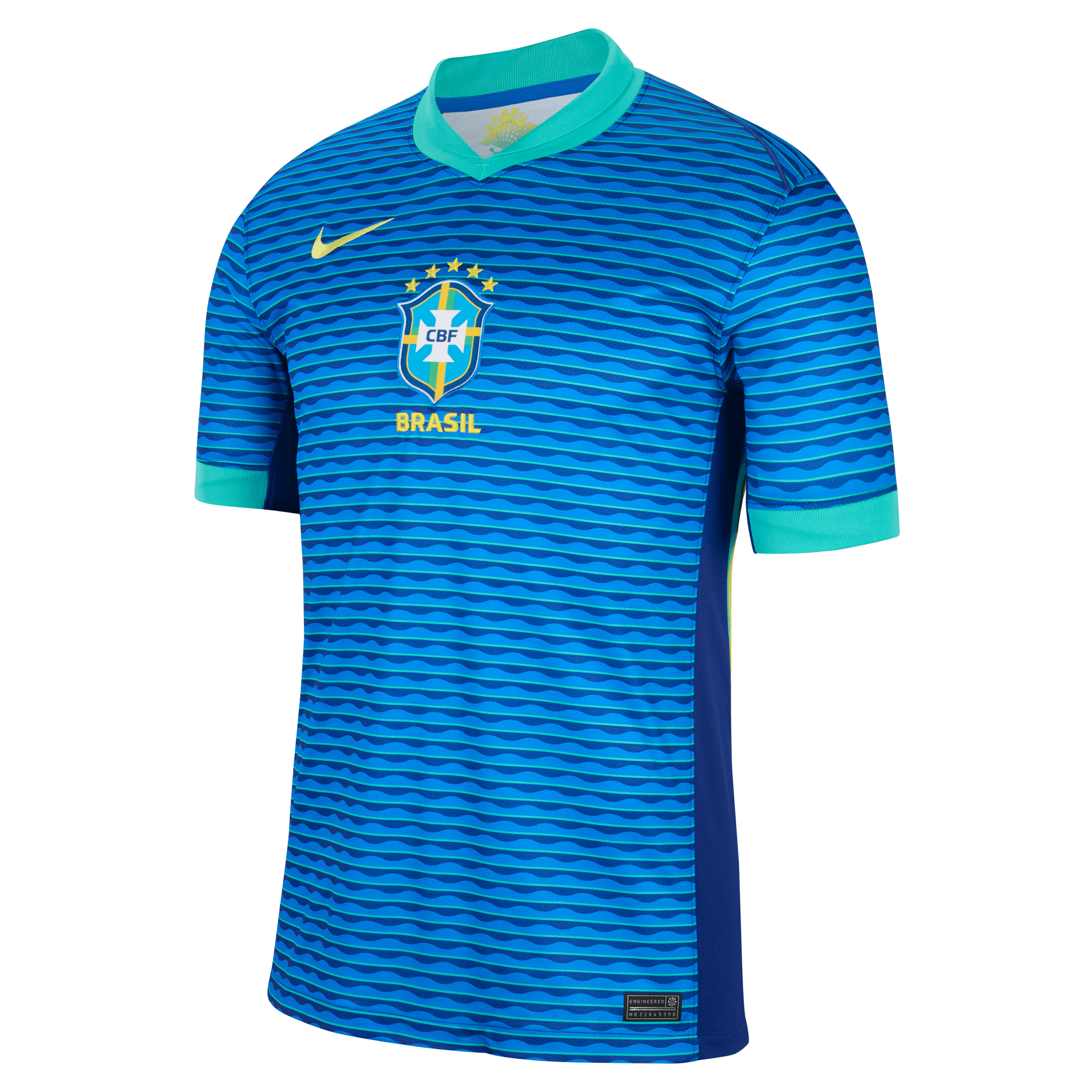 Nike Men's Brazil Stadium Away Dri-FIT Soccer Replica Jersey 2024