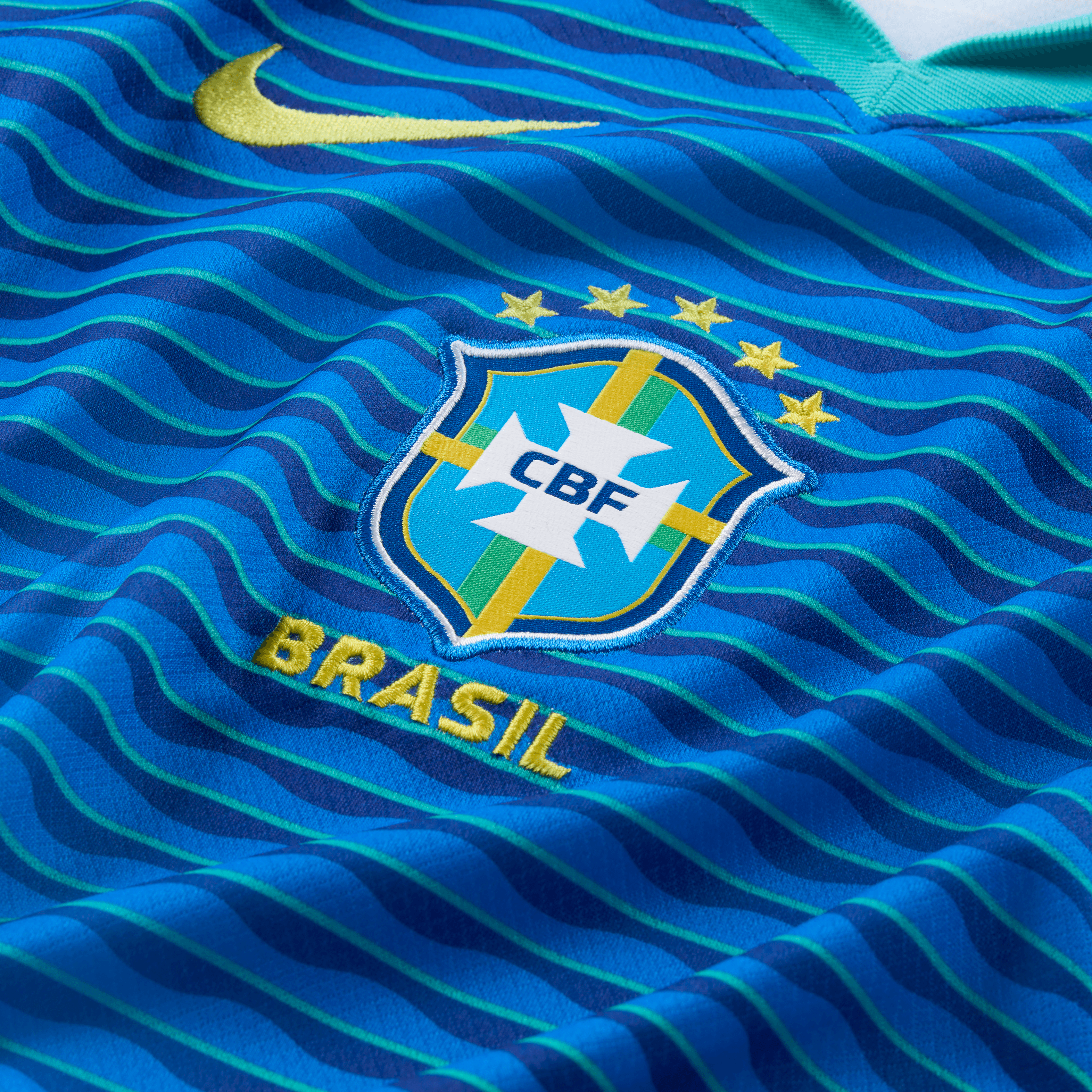 Nike Youth Brazil Stadium Away Dri-FIT Soccer Replica Jersey 2024