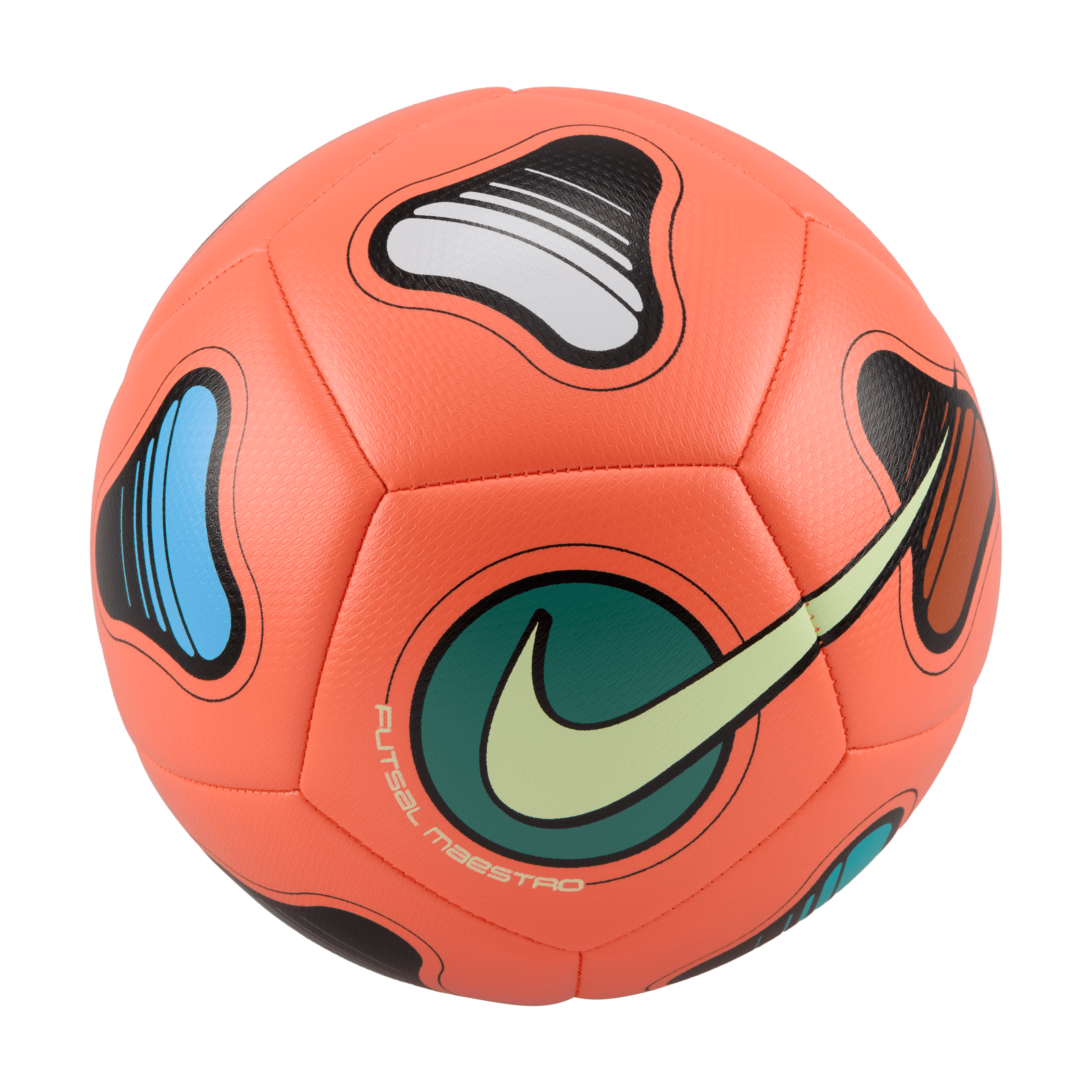Nike Maestro Futsal Ball-LT WILD MANGO/MULTI-COLOR/BARELY VOLT