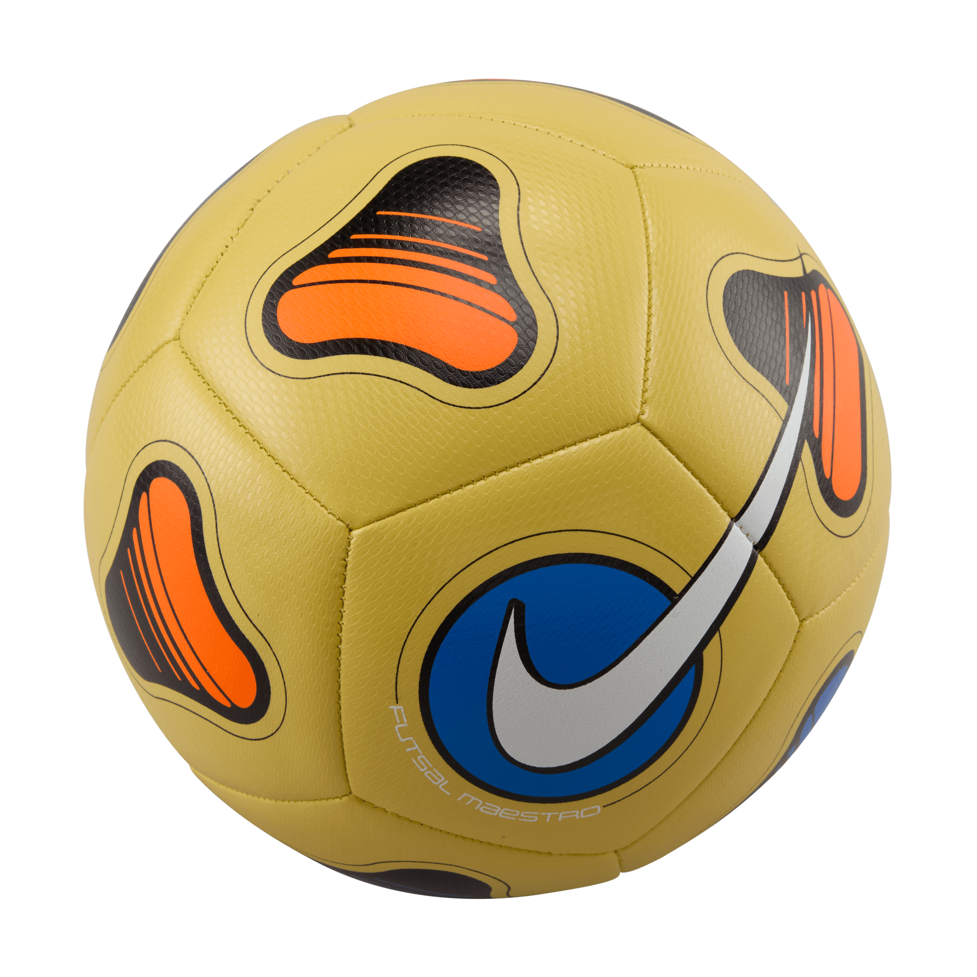 Nike Futsal Maestro Pro Soccer Ball-SATURN GOLD/RACER BLUE/WHITE