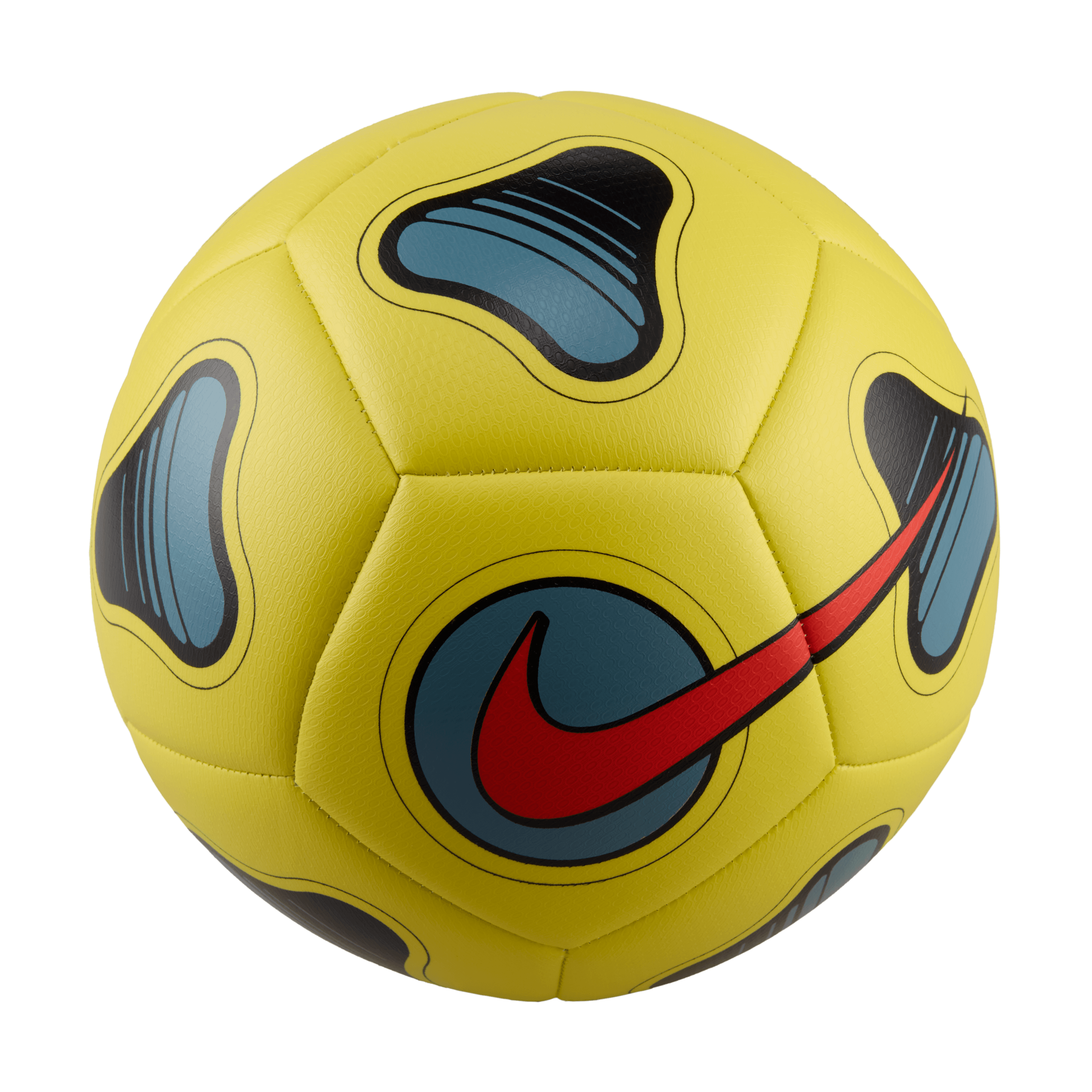 Nike Maestro Futsal PRO Soccer Ball-Lightening/Smokey Blue/Picante Red