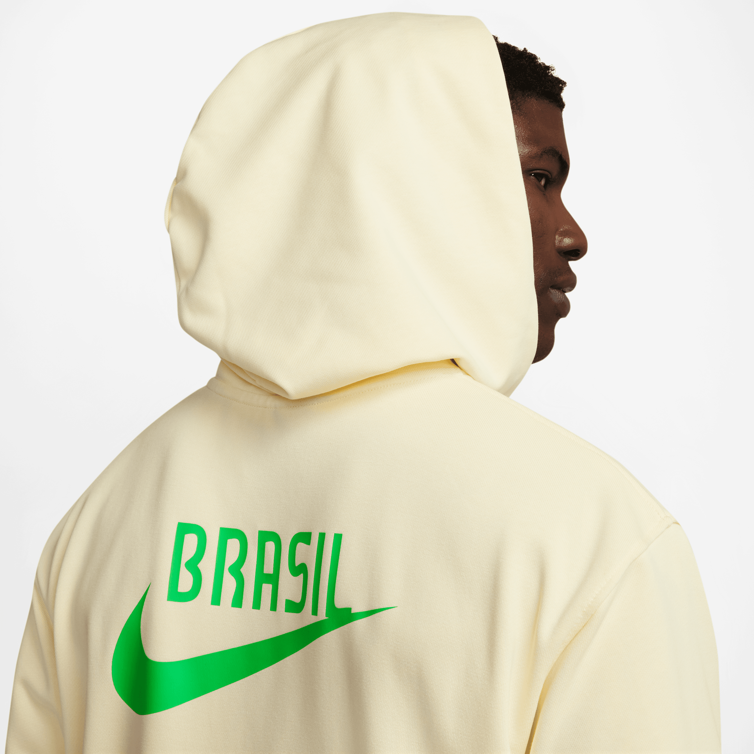 Nike Men's Brazil Dri-FIT Knit Soccer Hoodie