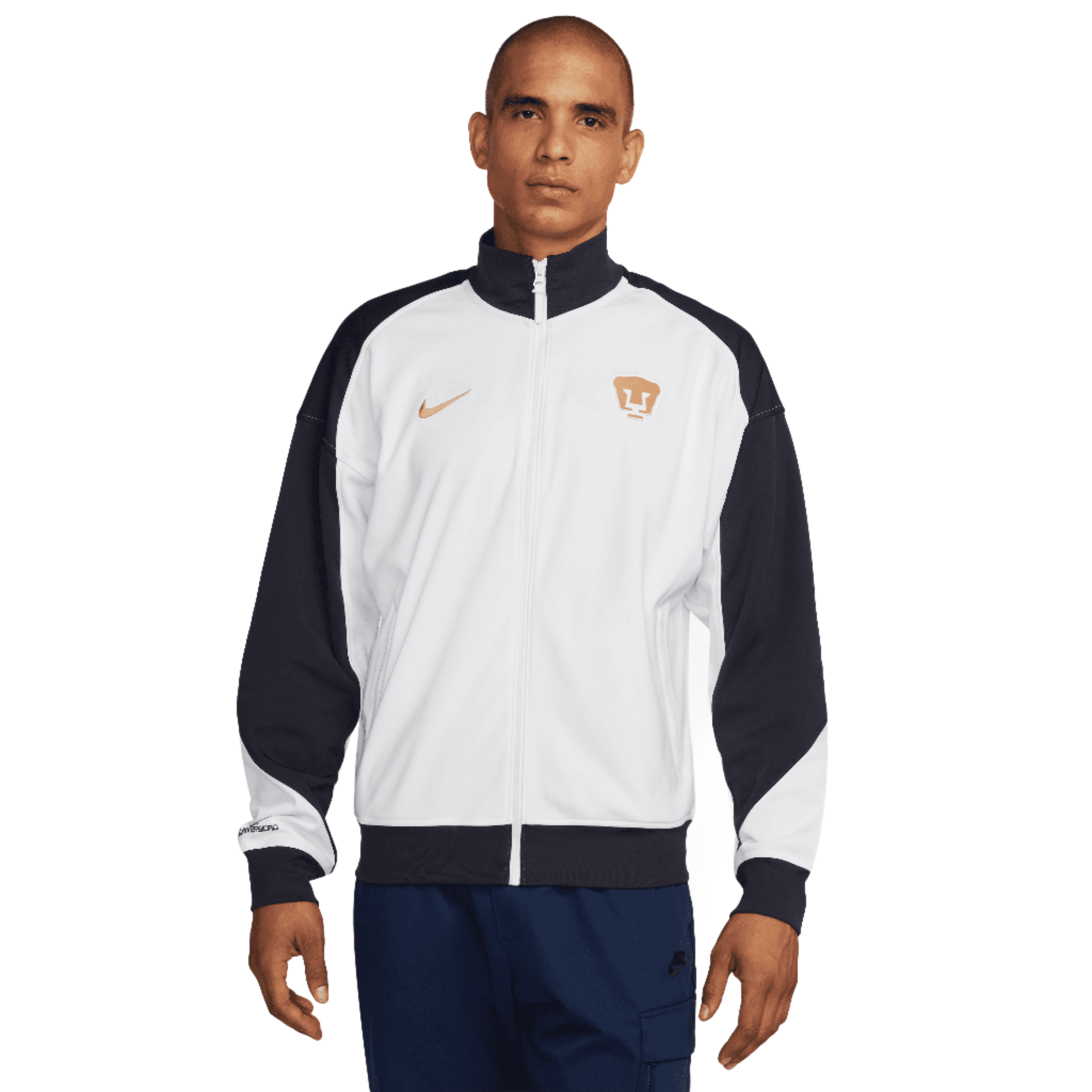 Nike Men's Pumas Academy Pro Anthem Dri-FIT Soccer Full-Zip Jacket-White
