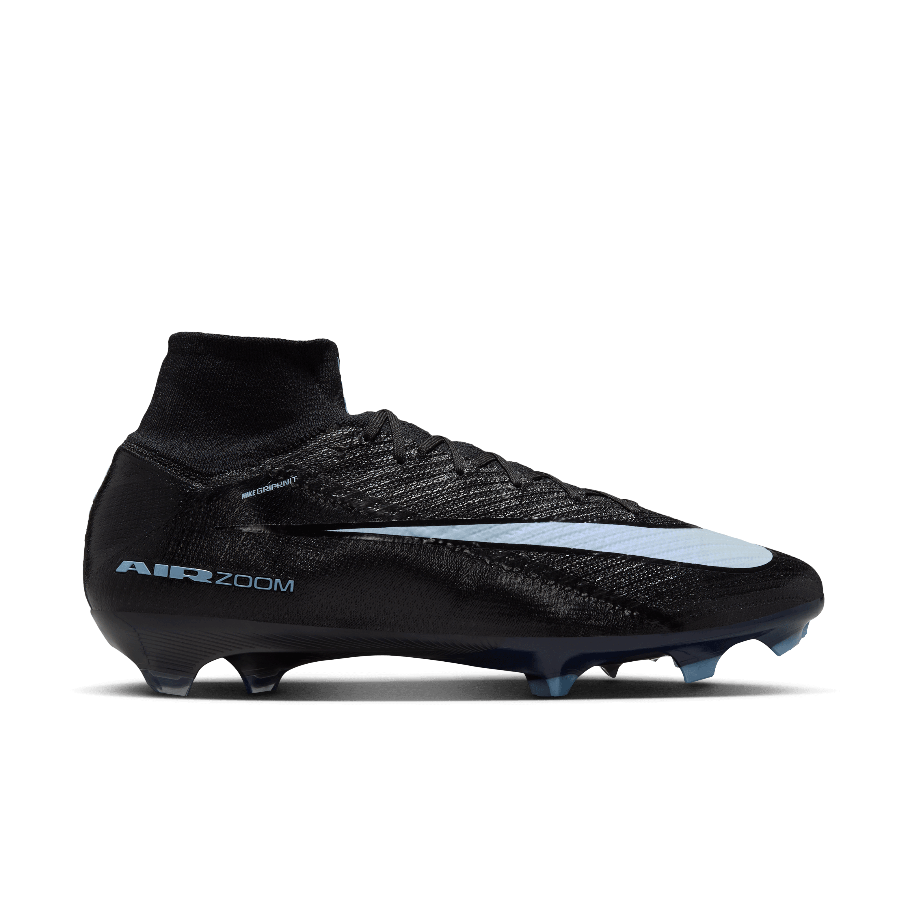 Nike Youth Mercurial Superfly 10 Elite FG -BLACK/ICE BLUE