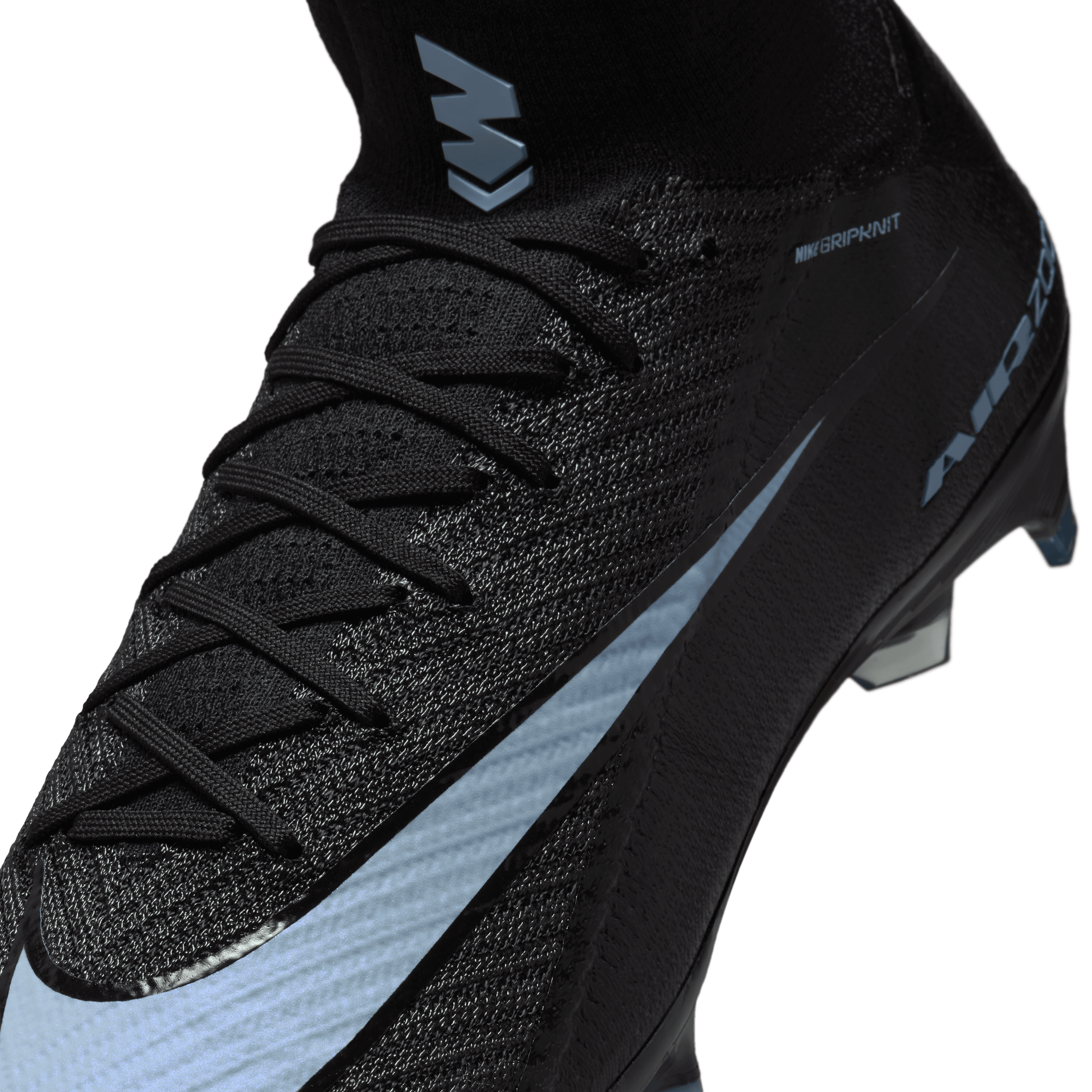 Nike Youth Mercurial Superfly 10 Elite FG -BLACK/ICE BLUE