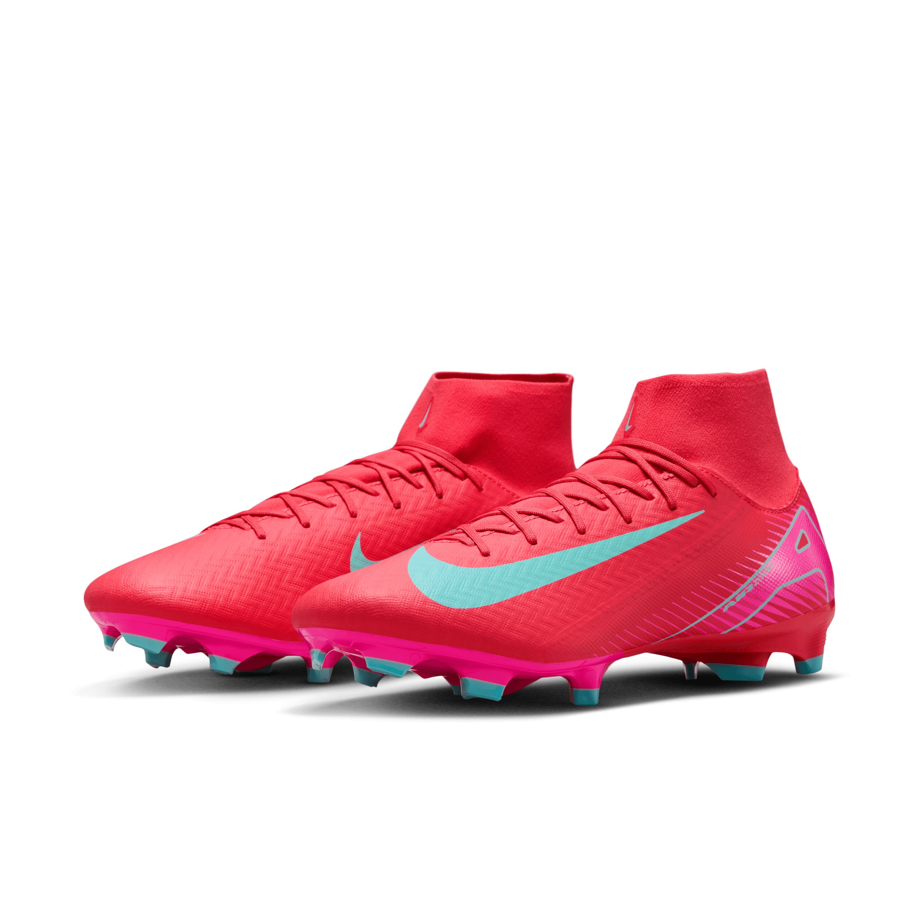 Nike Mercurial Youth Superfly 10 Academy FG-Ember Glow/Aurora Green