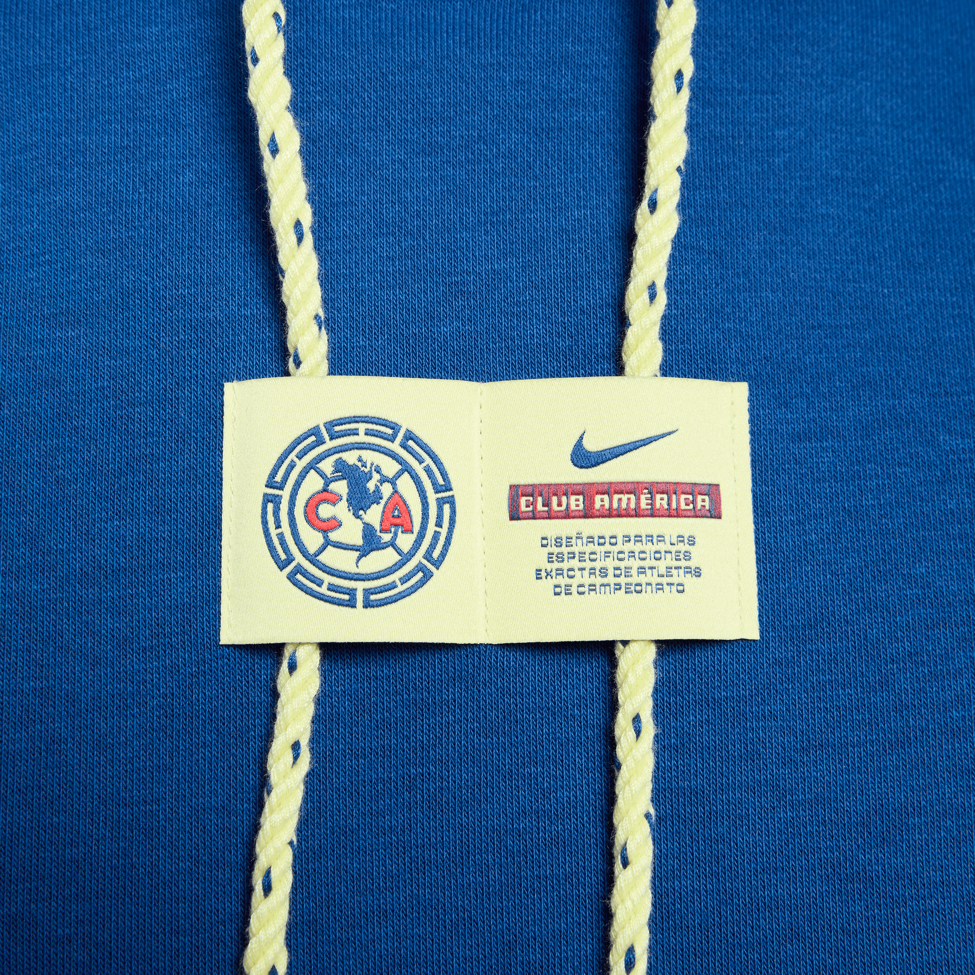 Nike Men's Club América Fleece Pullover Hoodie-Blue