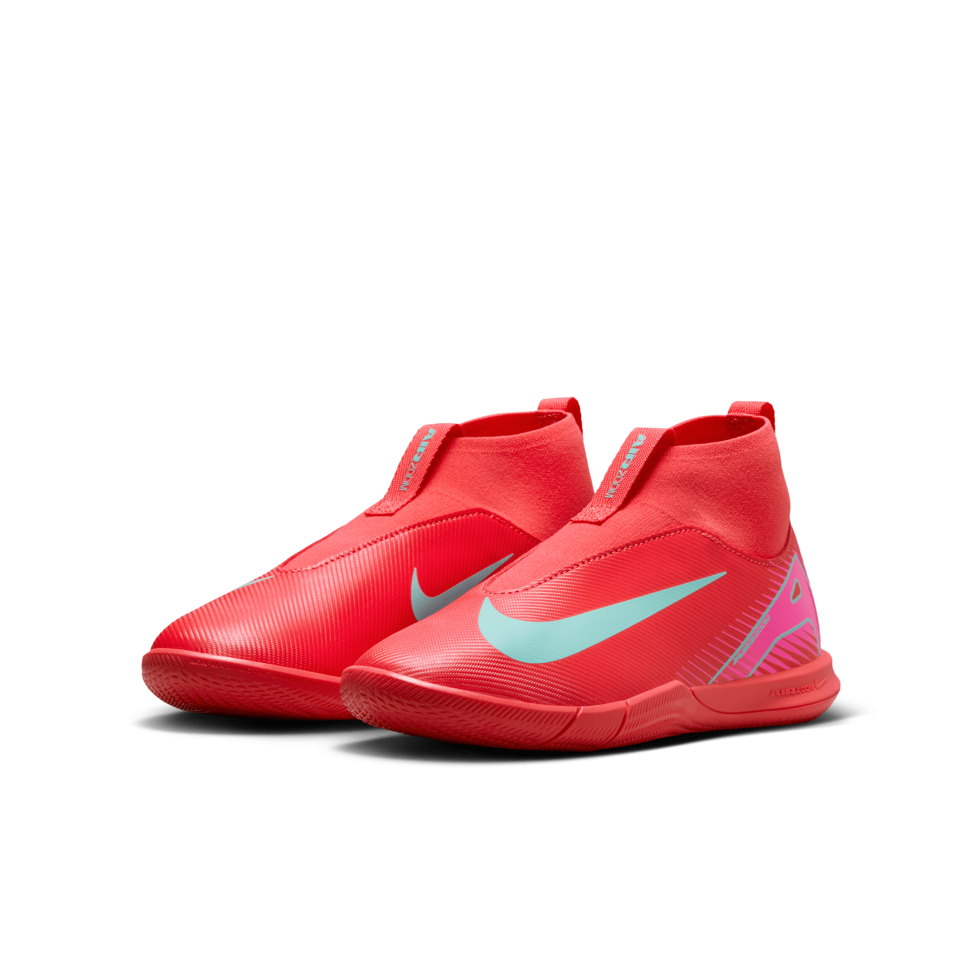 Nike Jr. Mercurial Superfly 10 Academy Indoor-Ember Glow/Aurora Green