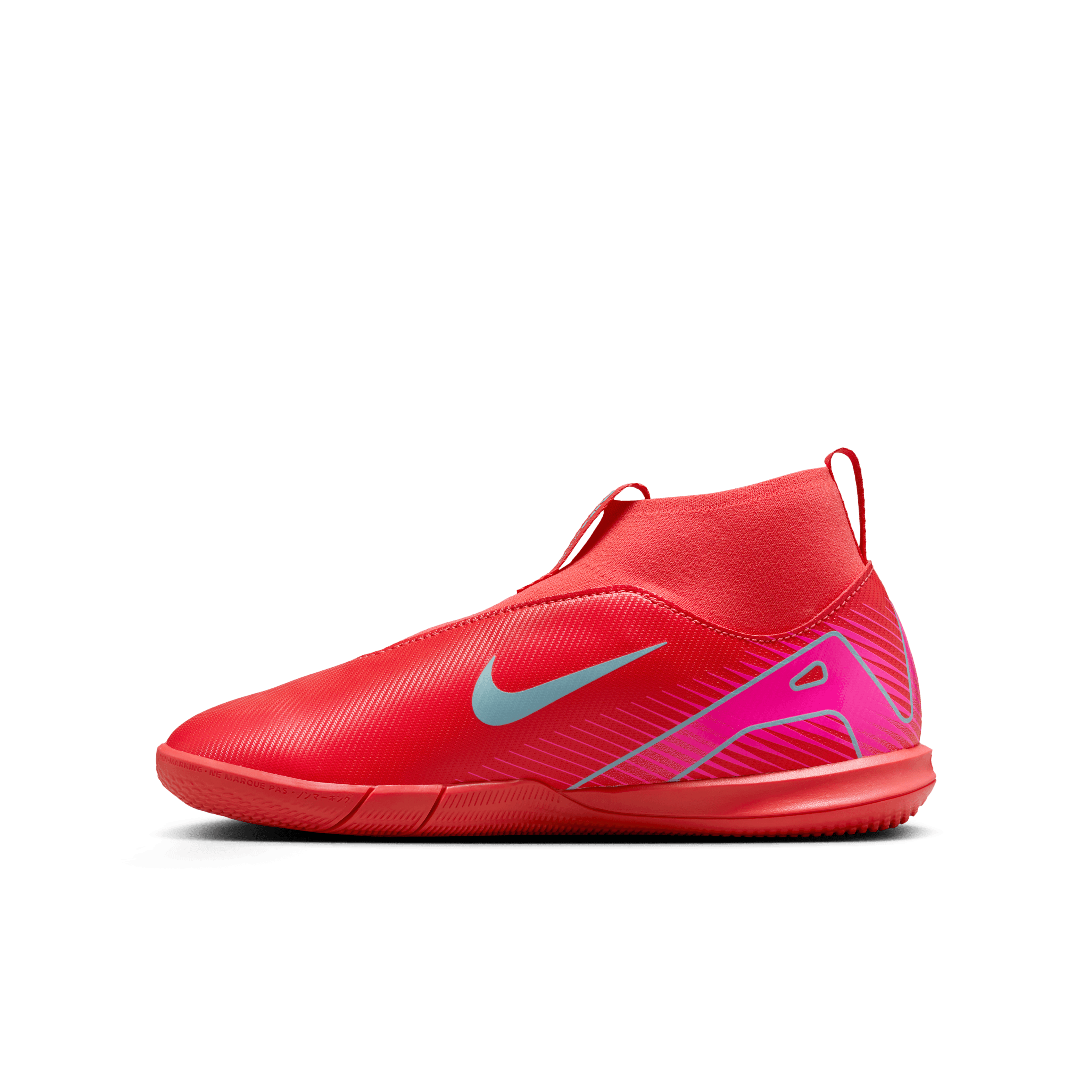 Nike Jr. Mercurial Superfly 10 Academy Indoor-Ember Glow/Aurora Green