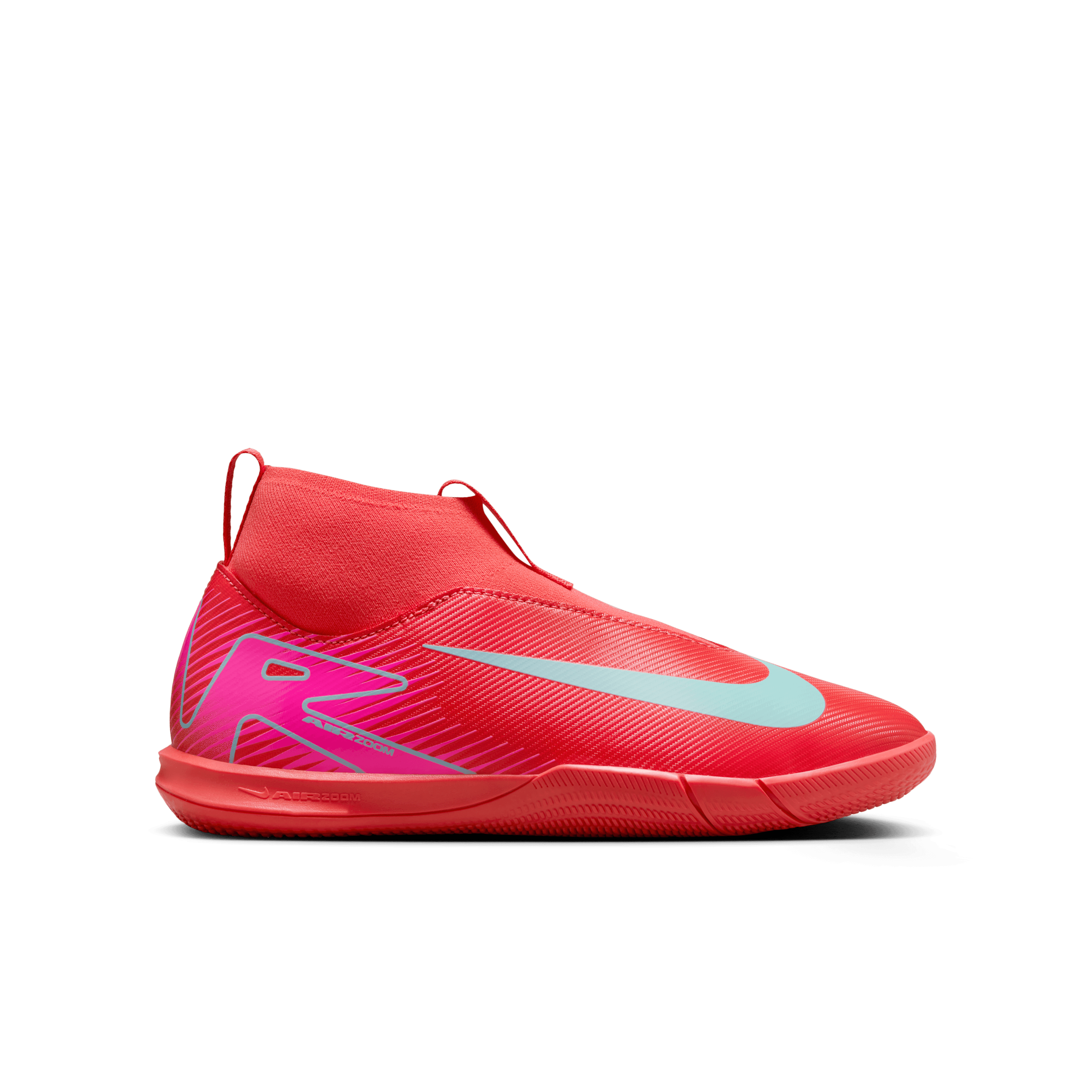 Nike Jr. Mercurial Superfly 10 Academy Indoor-Ember Glow/Aurora Green