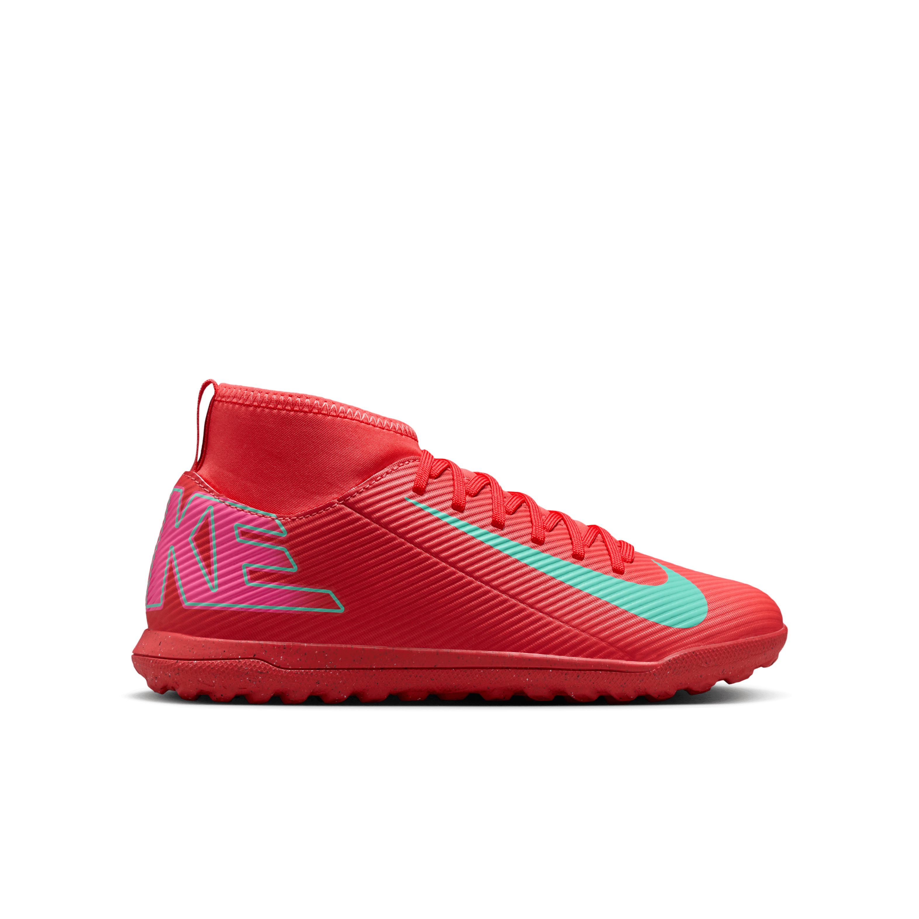 Nike Jr. Mercurial Superfly 10 Club TF-Ember Glow/Aurora Green