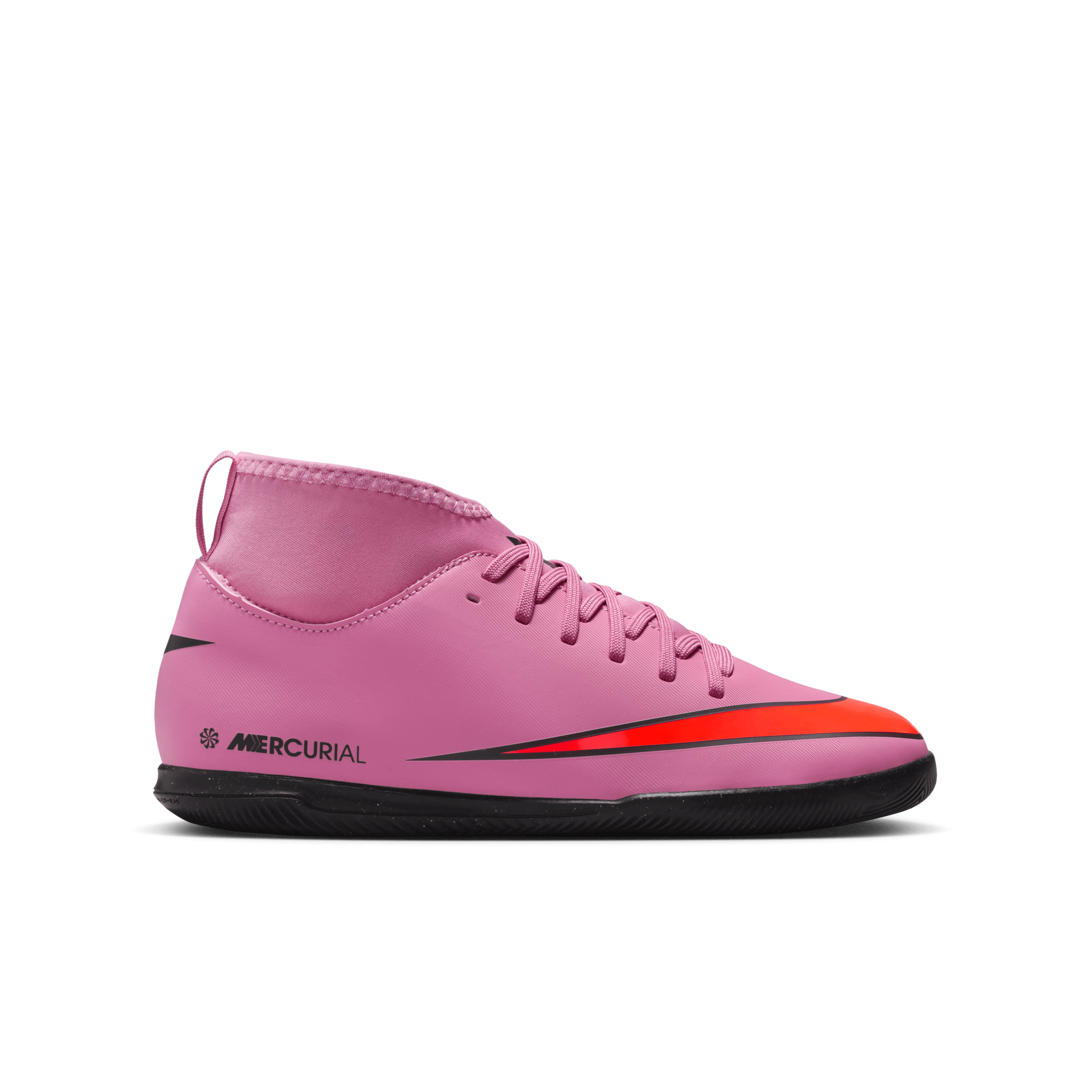 Nike Jr. Mercurial Superfly 10 Club IC - Magic Flamingo/black-total CrimsoN.