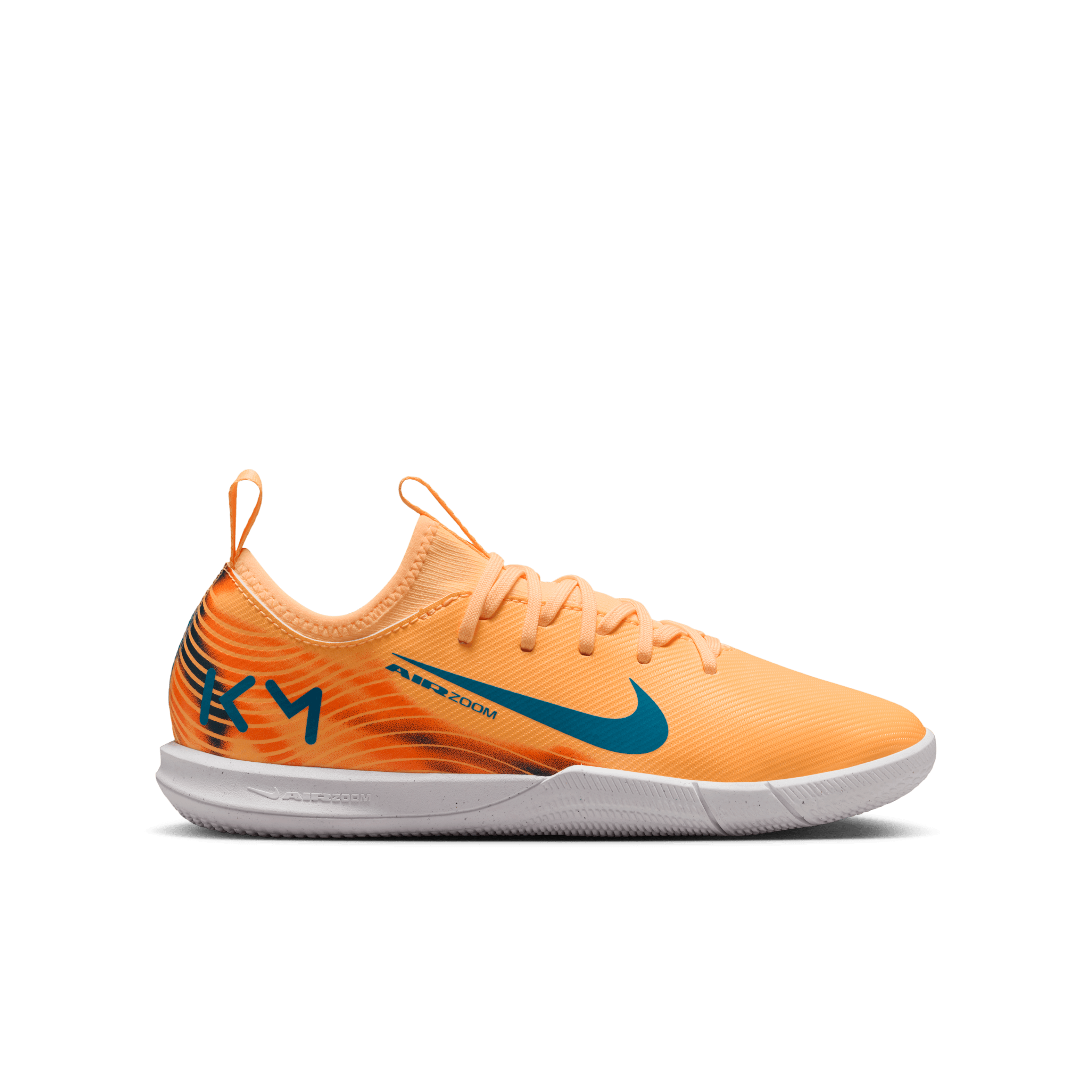 Nike Jr. Mercurial Vapor 16 Academy "Kylian Mbappé" IC -Melon Tint/neo Turq-igloo