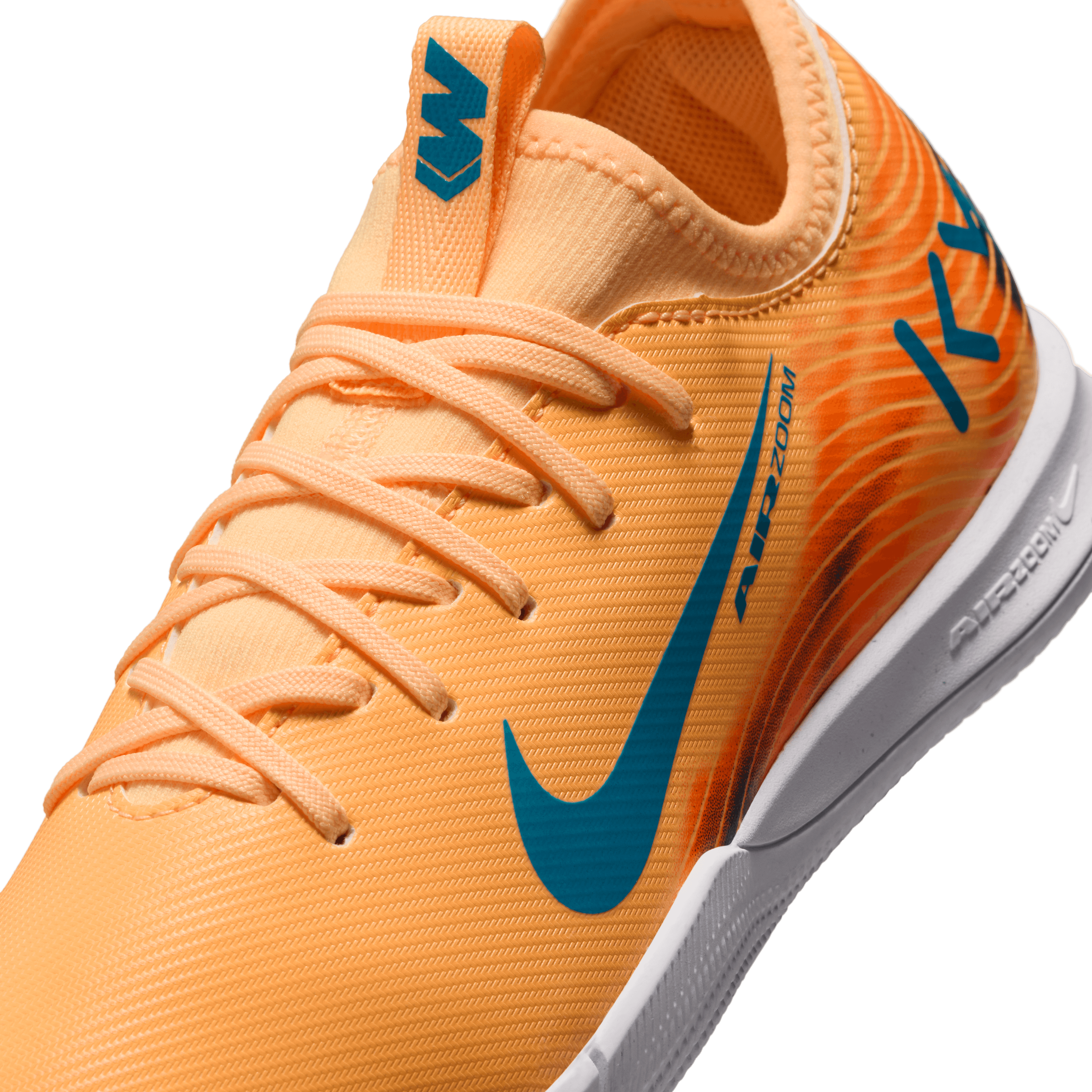 Nike Jr. Mercurial Vapor 16 Academy "Kylian Mbappé" IC -Melon Tint/neo Turq-igloo