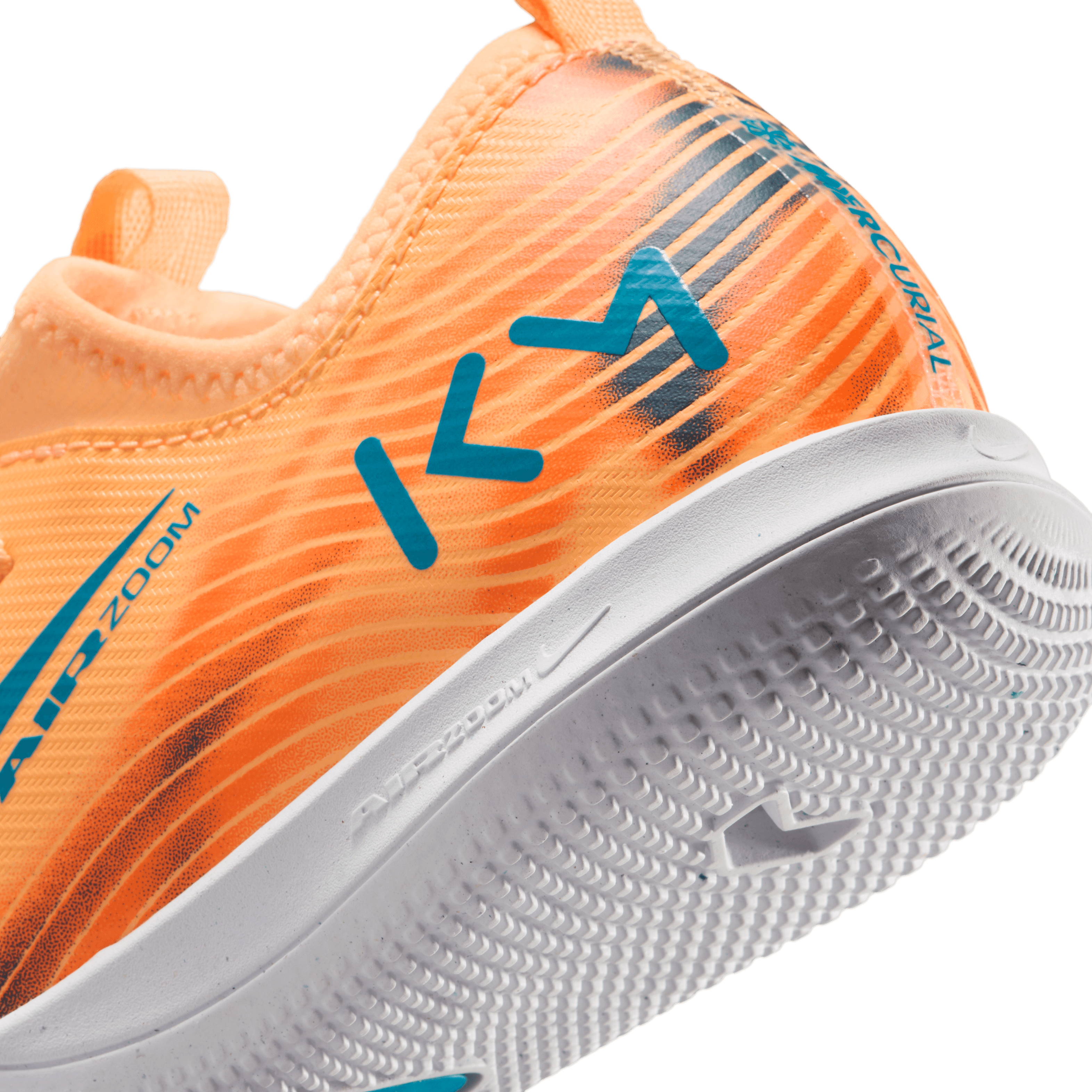Nike Jr. Mercurial Vapor 16 Academy "Kylian Mbappé" IC -Melon Tint/neo Turq-igloo