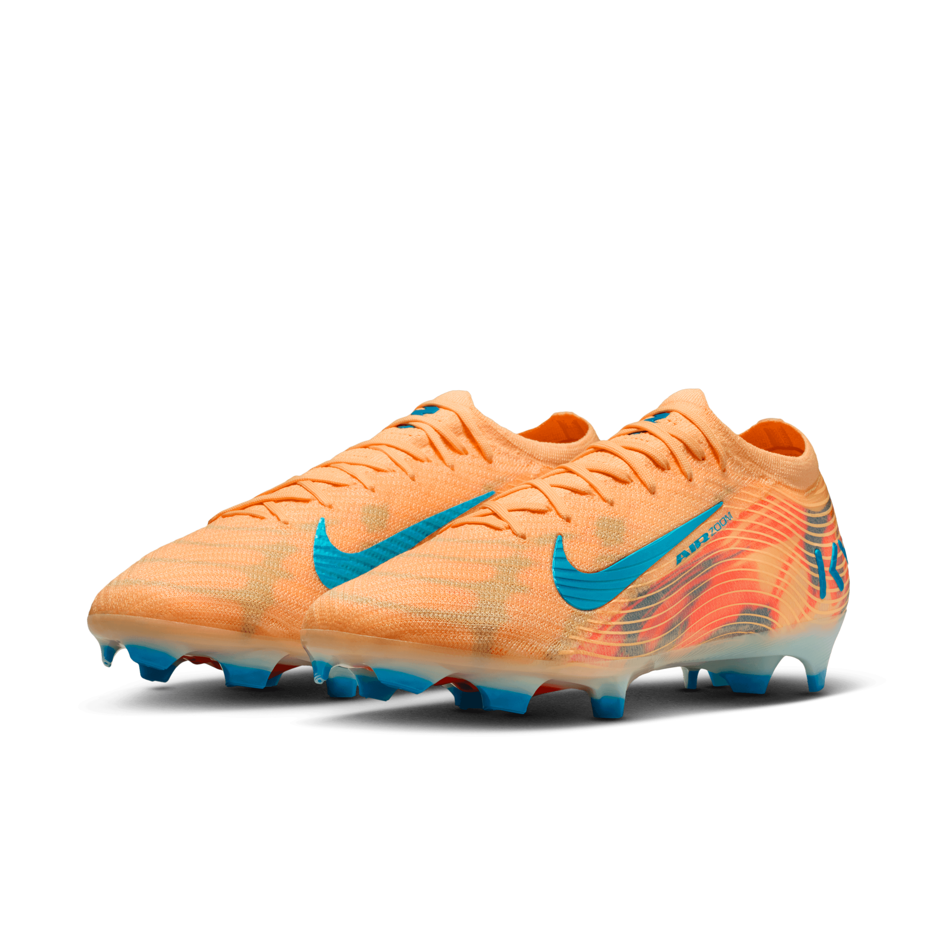 Nike Mercurial Vapor 16 Elite "Kylian Mbappé" FG-Melon Tint/neo Turq-igloo