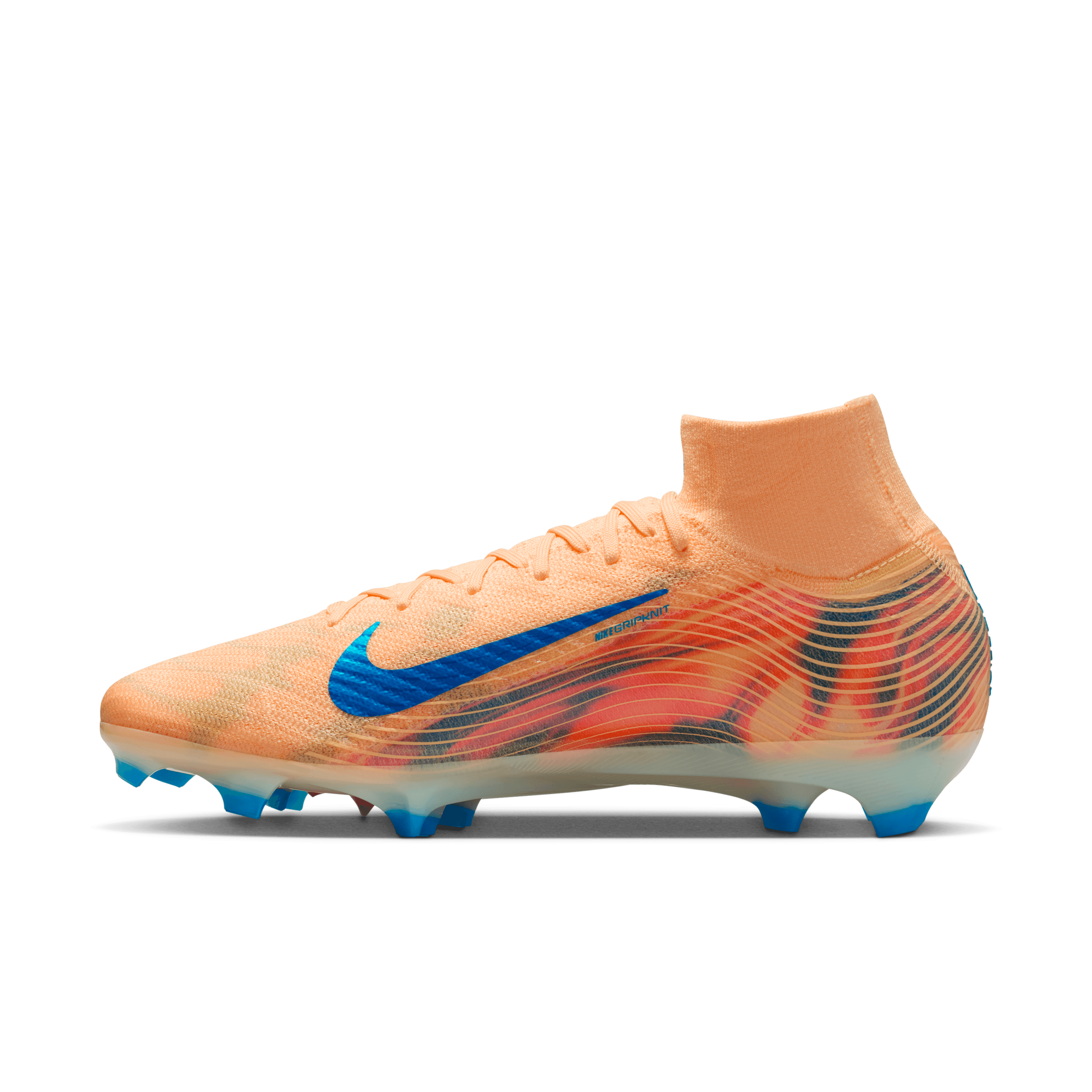 Nike Youth Mercurial Superfly 10 Elite "Kylian Mbappé" FG-Melon Tint/neo Turq/Igloo