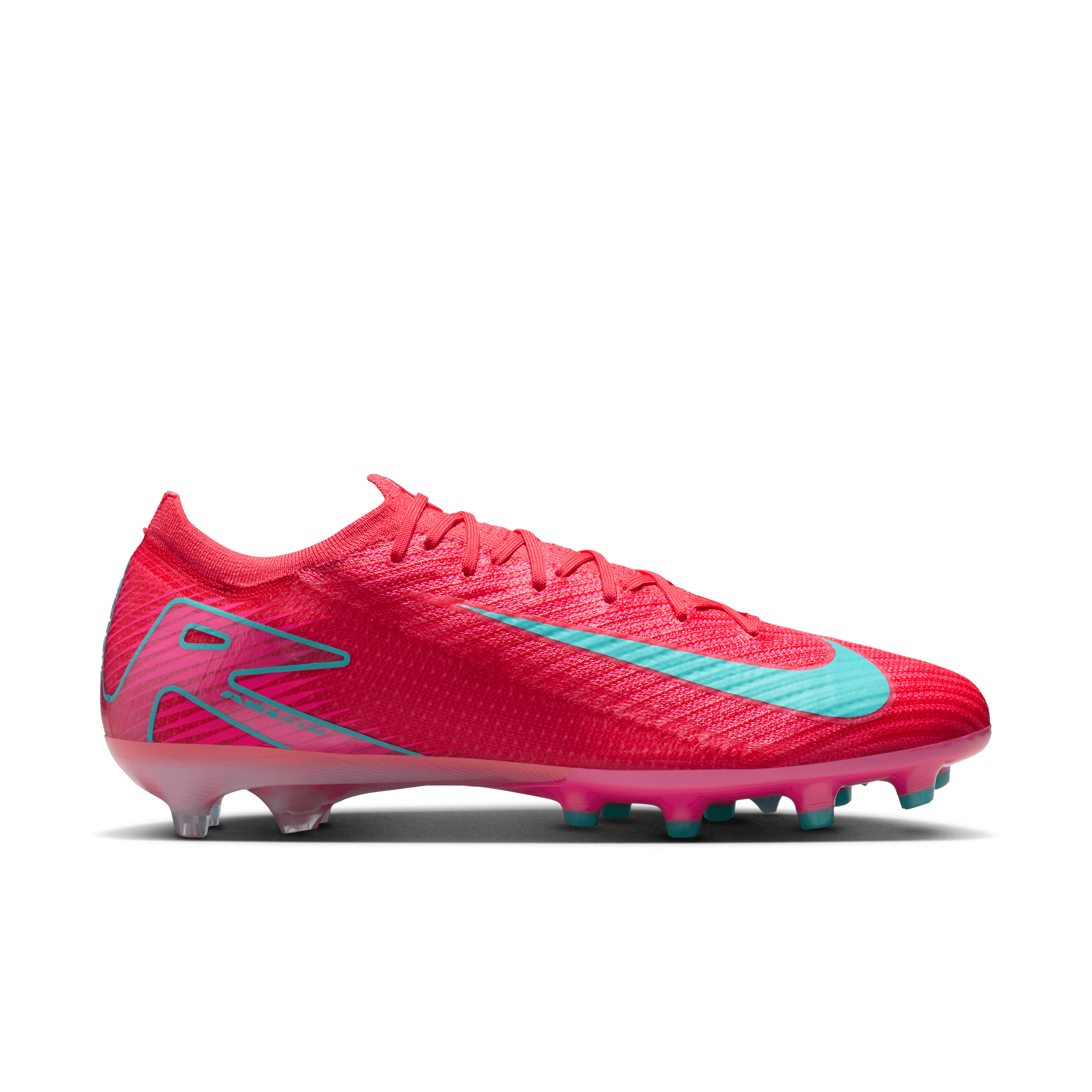 Nike Mercurial Vapor 16 Elite AG-Pro Low-Top Soccer Cleats-EMBER GLOW/AURORA GREEN