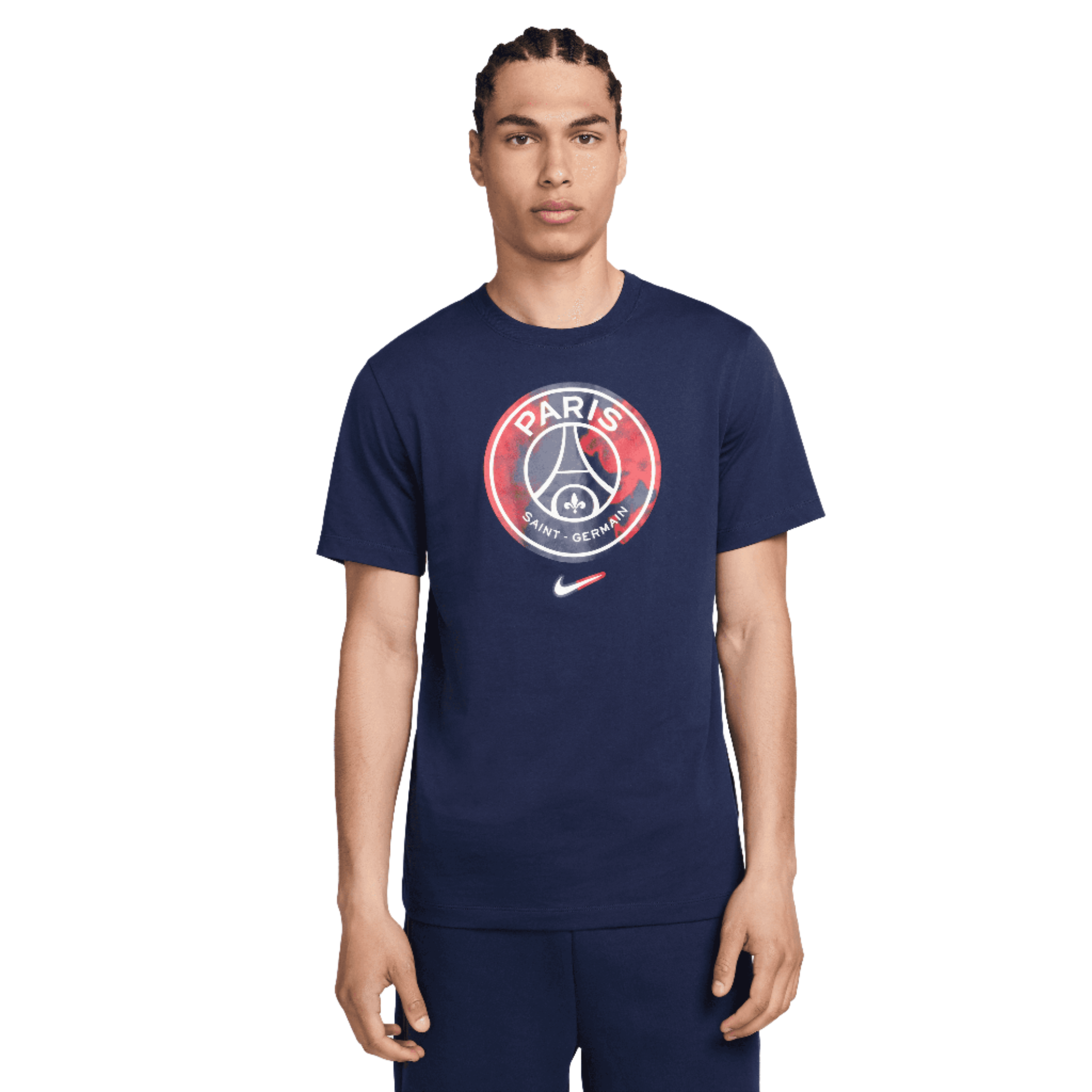 Nike Men's Paris Saint-Germain Soccer T-Shirt-Navy