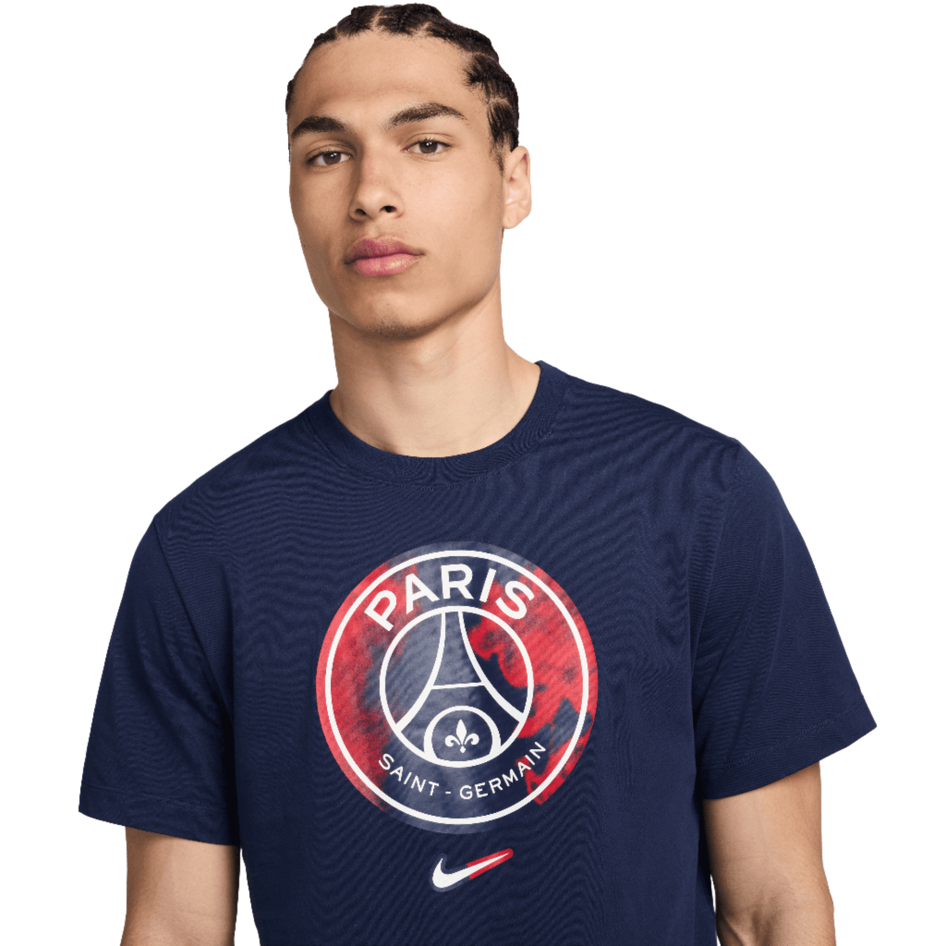 Nike Men's Paris Saint-Germain Soccer T-Shirt-Navy