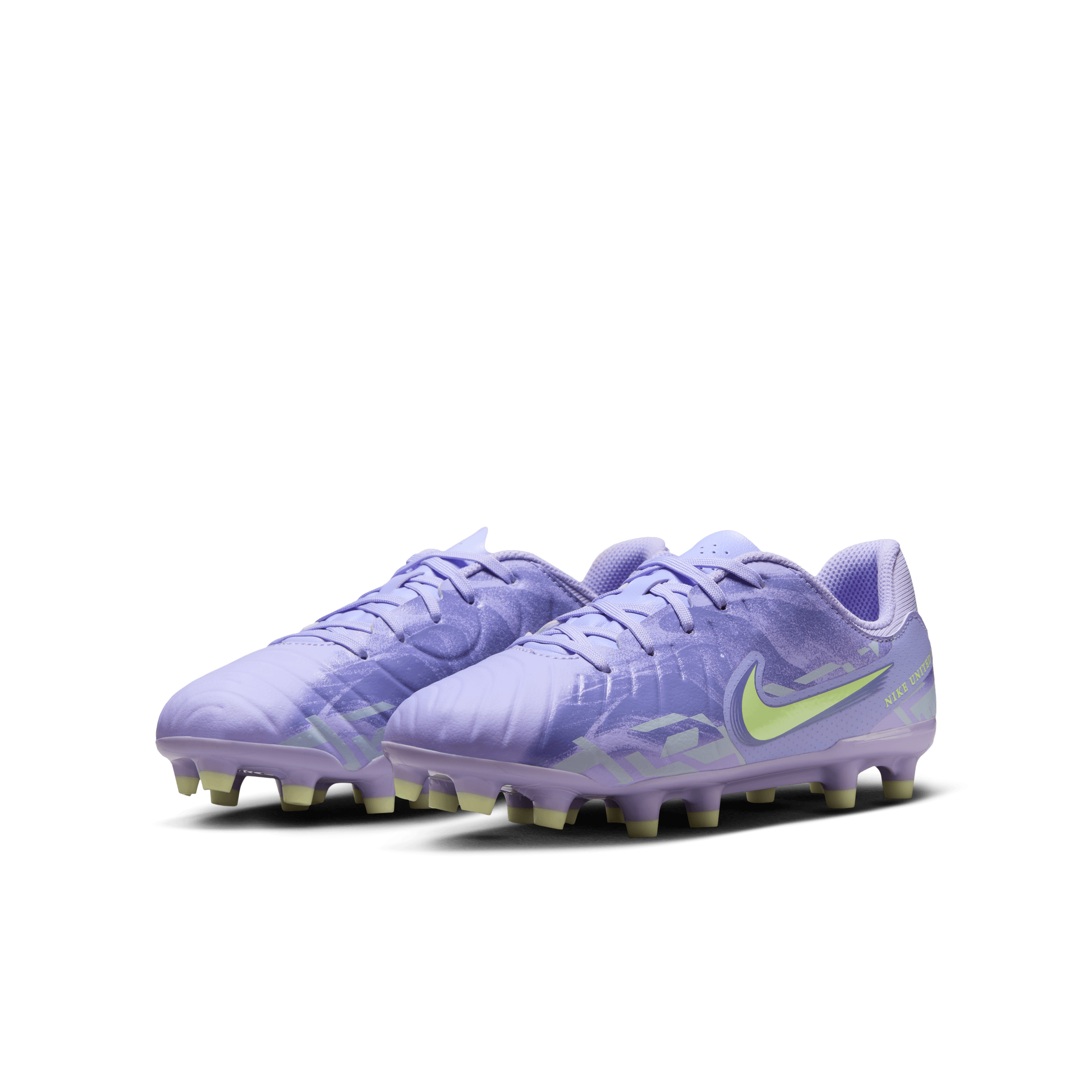 Nike United Jr. Tiempo Legend 10 Academy-Purple Agate/Barely Volt