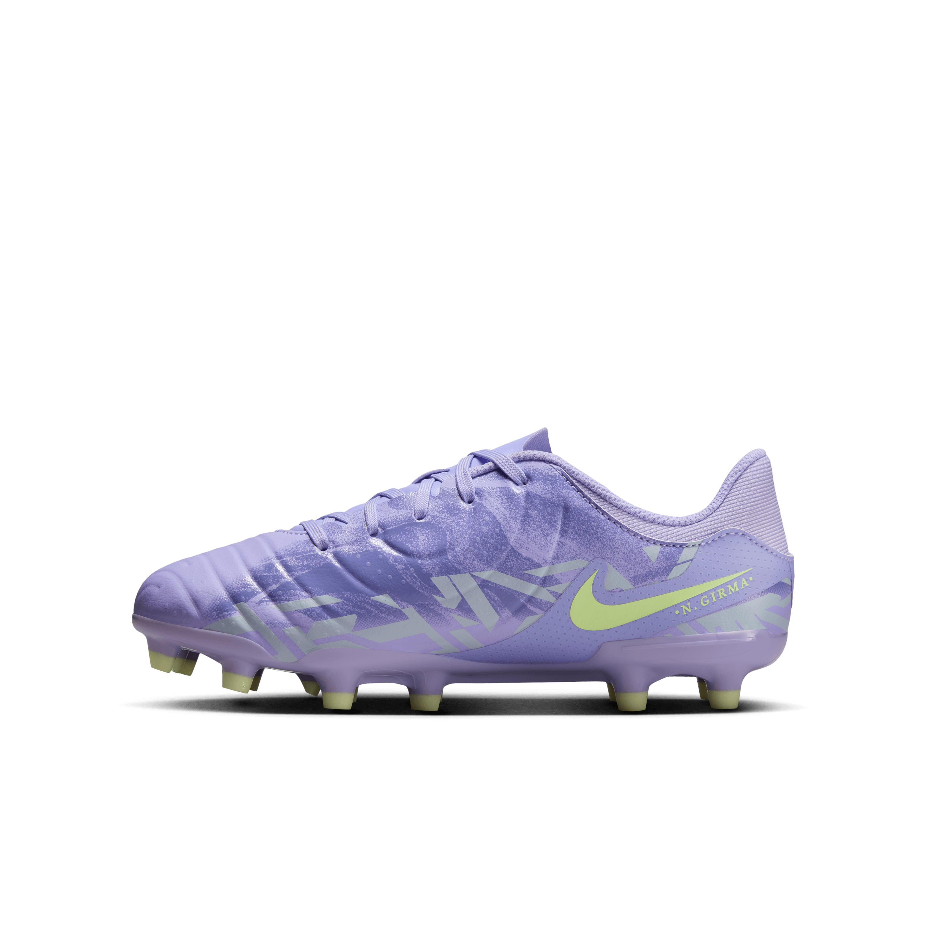 Nike United Jr. Tiempo Legend 10 Academy-Purple Agate/Barely Volt