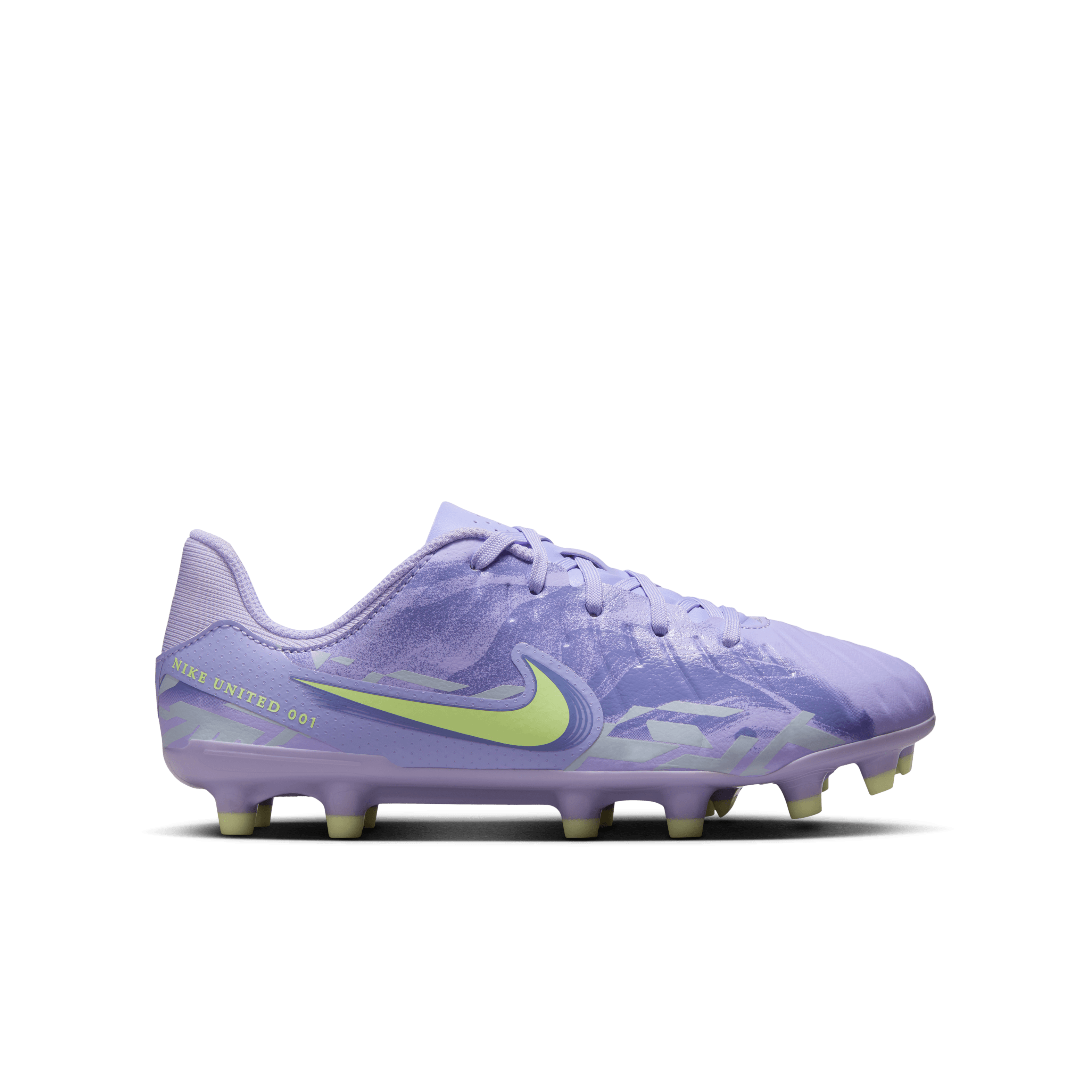 Nike United Jr. Tiempo Legend 10 Academy-Purple Agate/Barely Volt