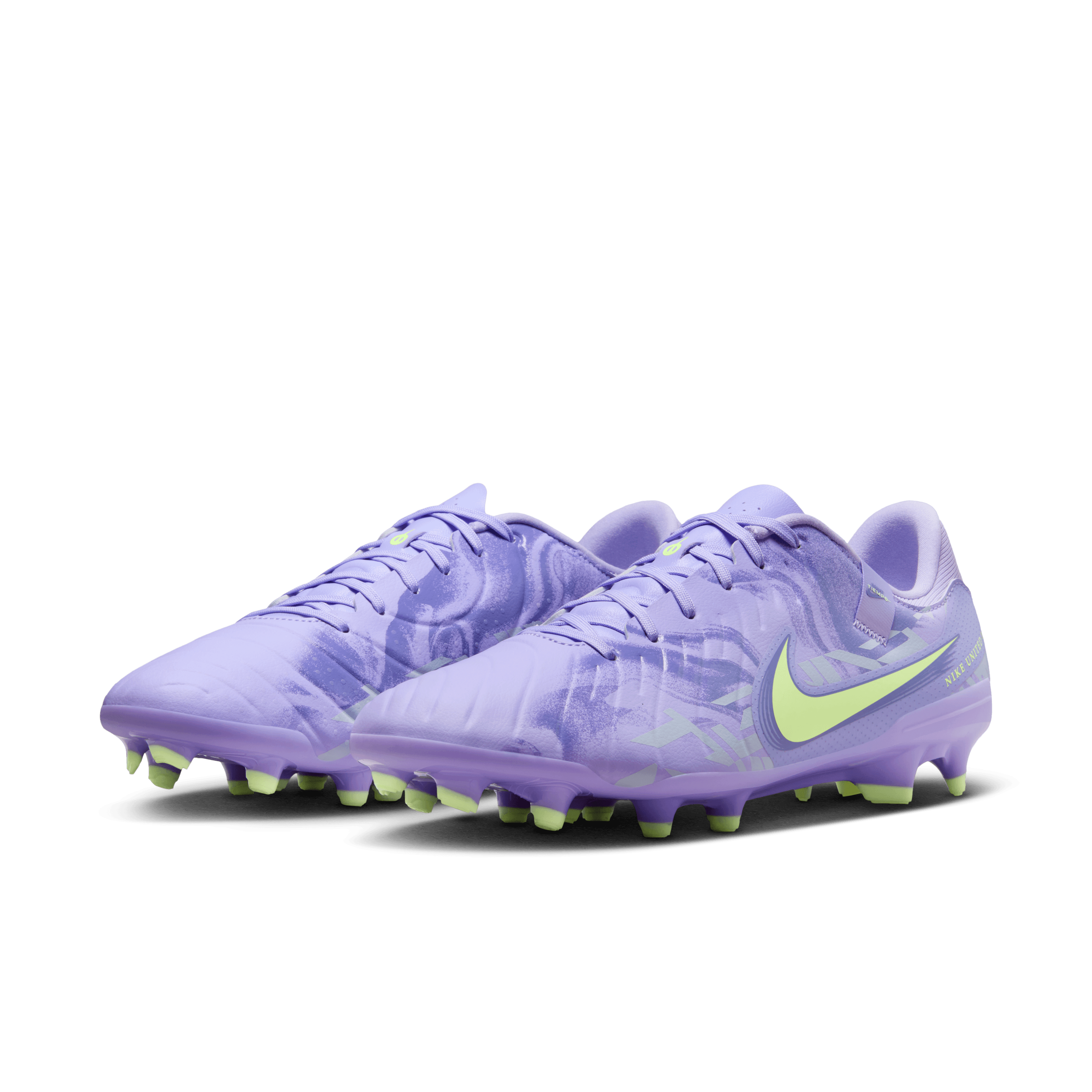 Nike United Tiempo Legend 10 Academy-Purple Agate/Barely Volt