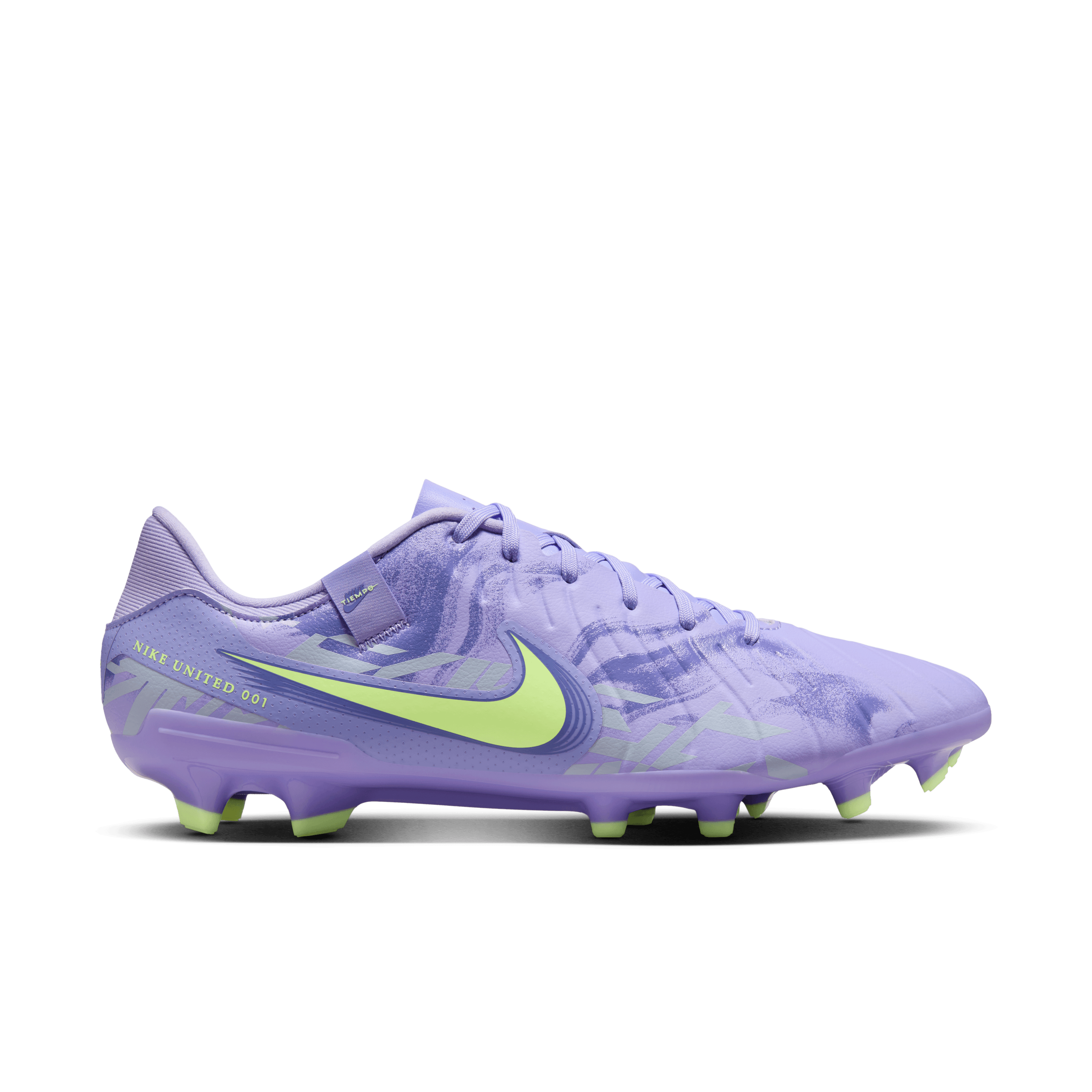 Nike United Tiempo Legend 10 Academy-Purple Agate/Barely Volt